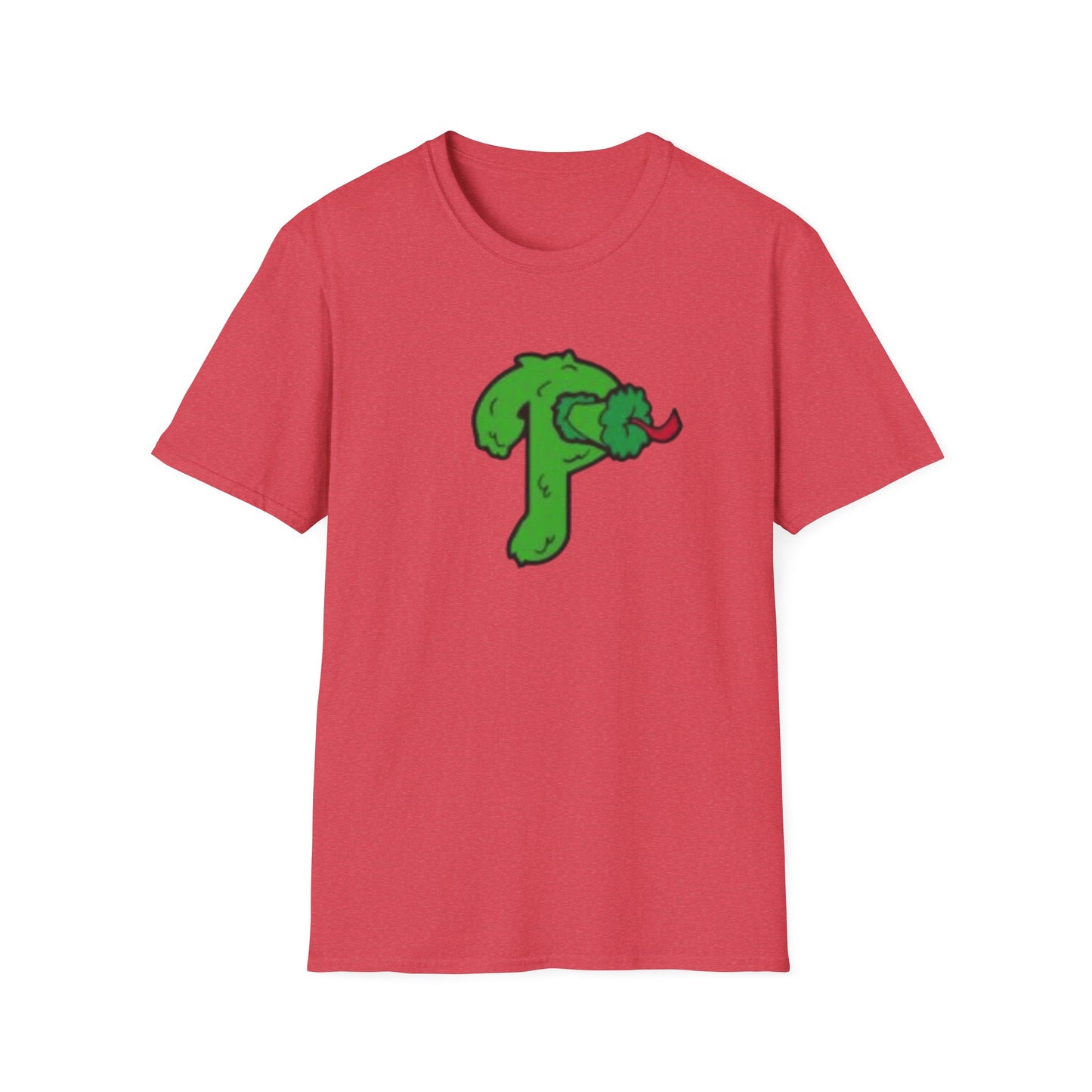 Philly Phanatic Cartoon Image T-Shirt - Fun Baseball Fan Tee, Sports Lover Graphic Top, Gift Shirt for Philadelphia Fans, Soft Cotton Tee,