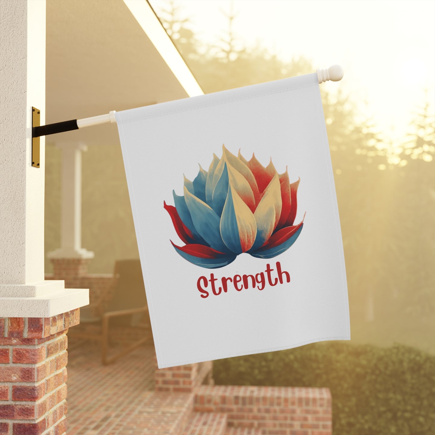 Garden Flag Lotus Flower Lotus Strength Garden Flag Namaste Inspirational
