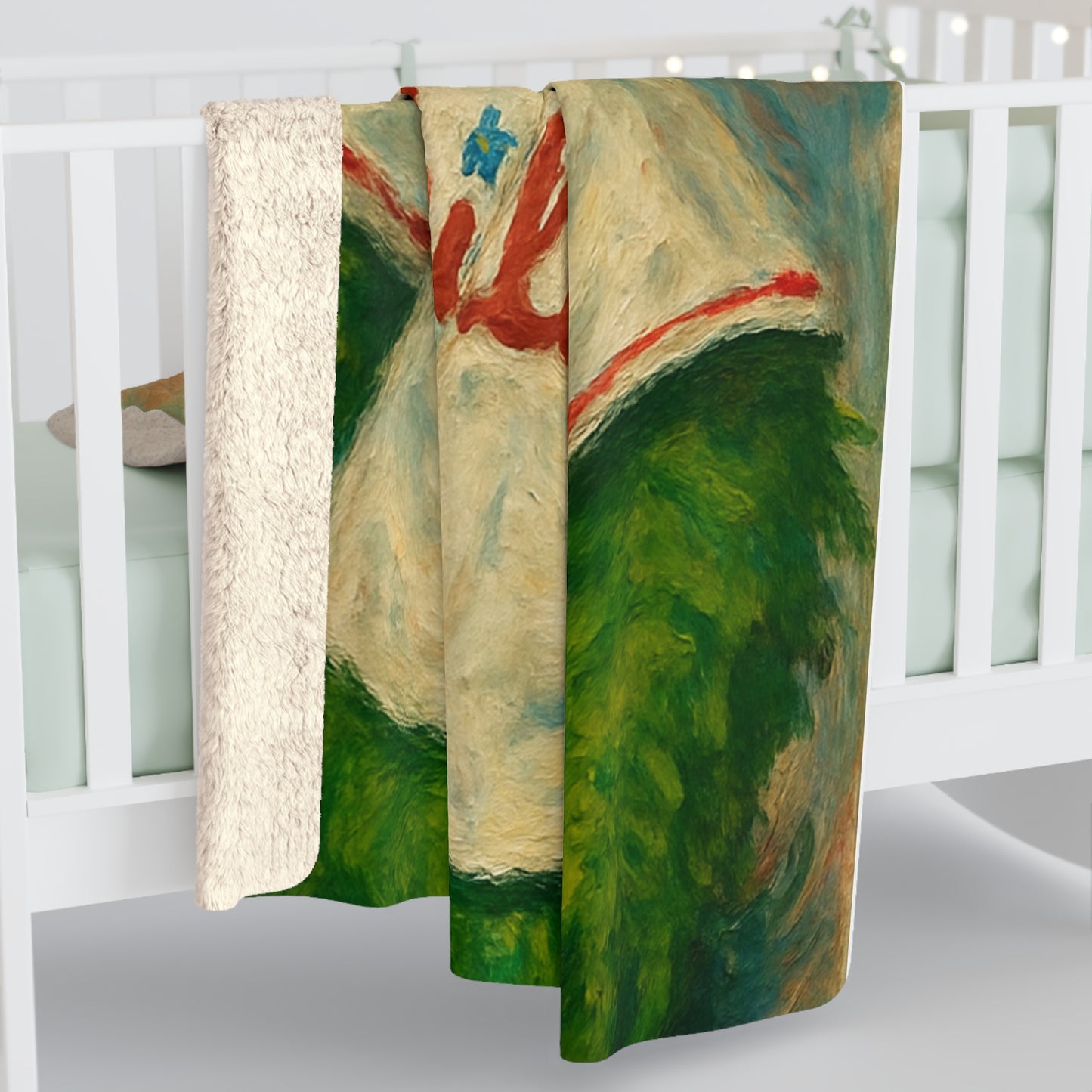Baseball Cartoon Mascot Blanket – Cozy Sports Fan Throw