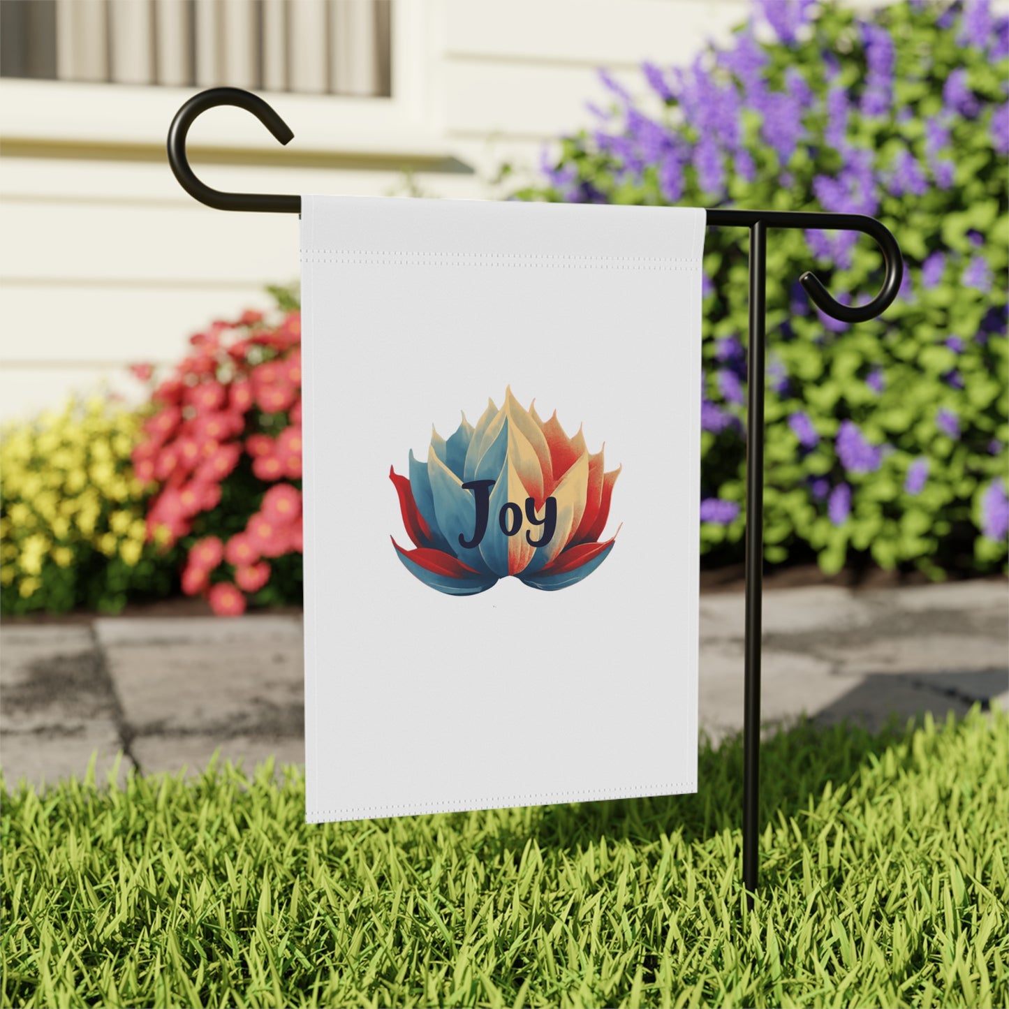 Lotus Flower Lotus Joy Garden Flag Namaste Lotus Inspirational