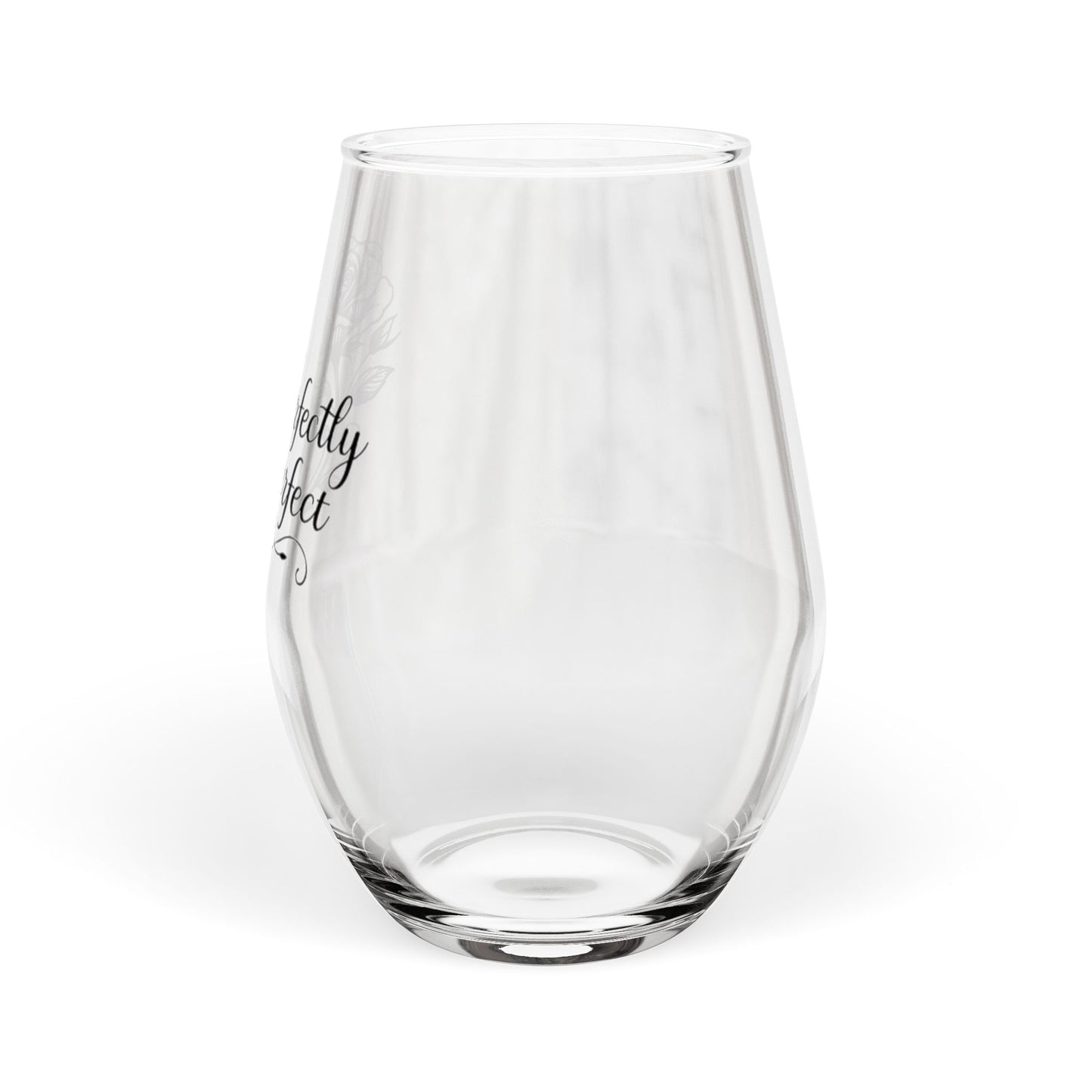 Perfectly Imperfect Rose Stemless Wine Glass | 11.75oz