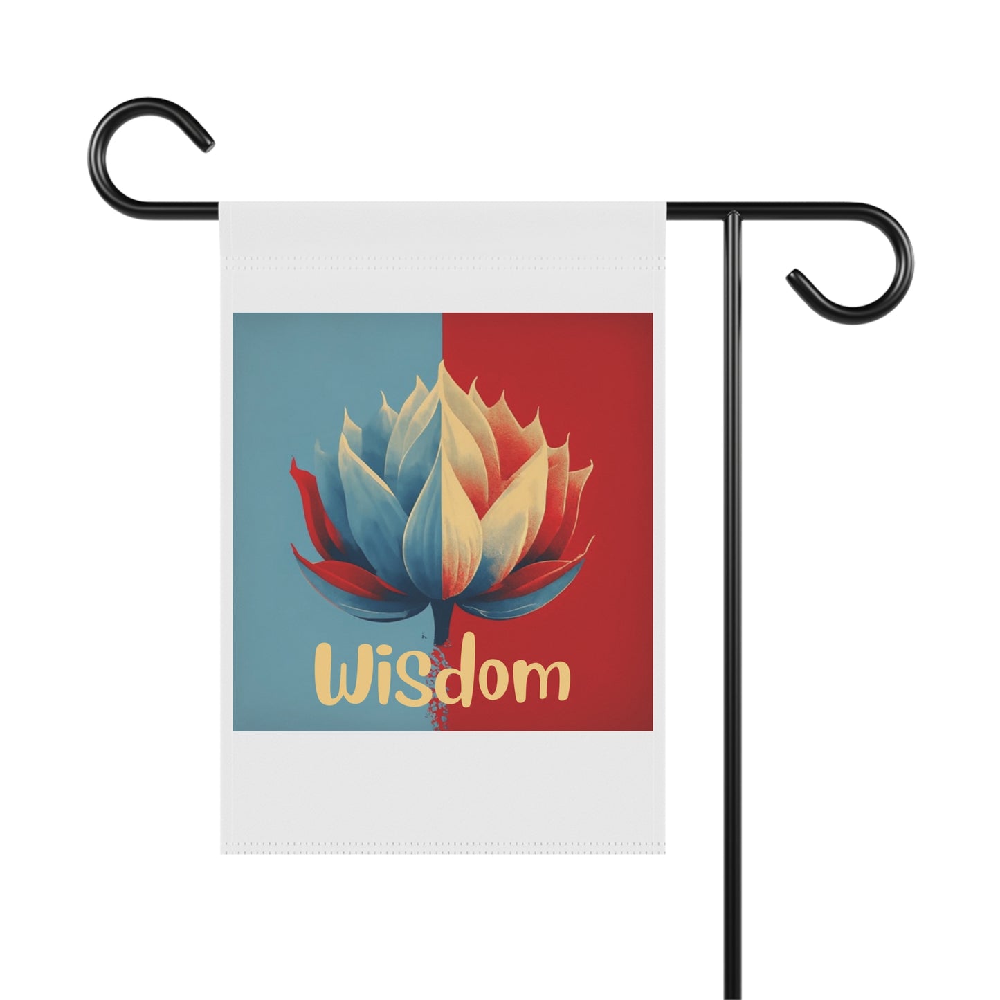 Lotus Flower Lotus Wisdom Garden Flag Namaste Inspirational