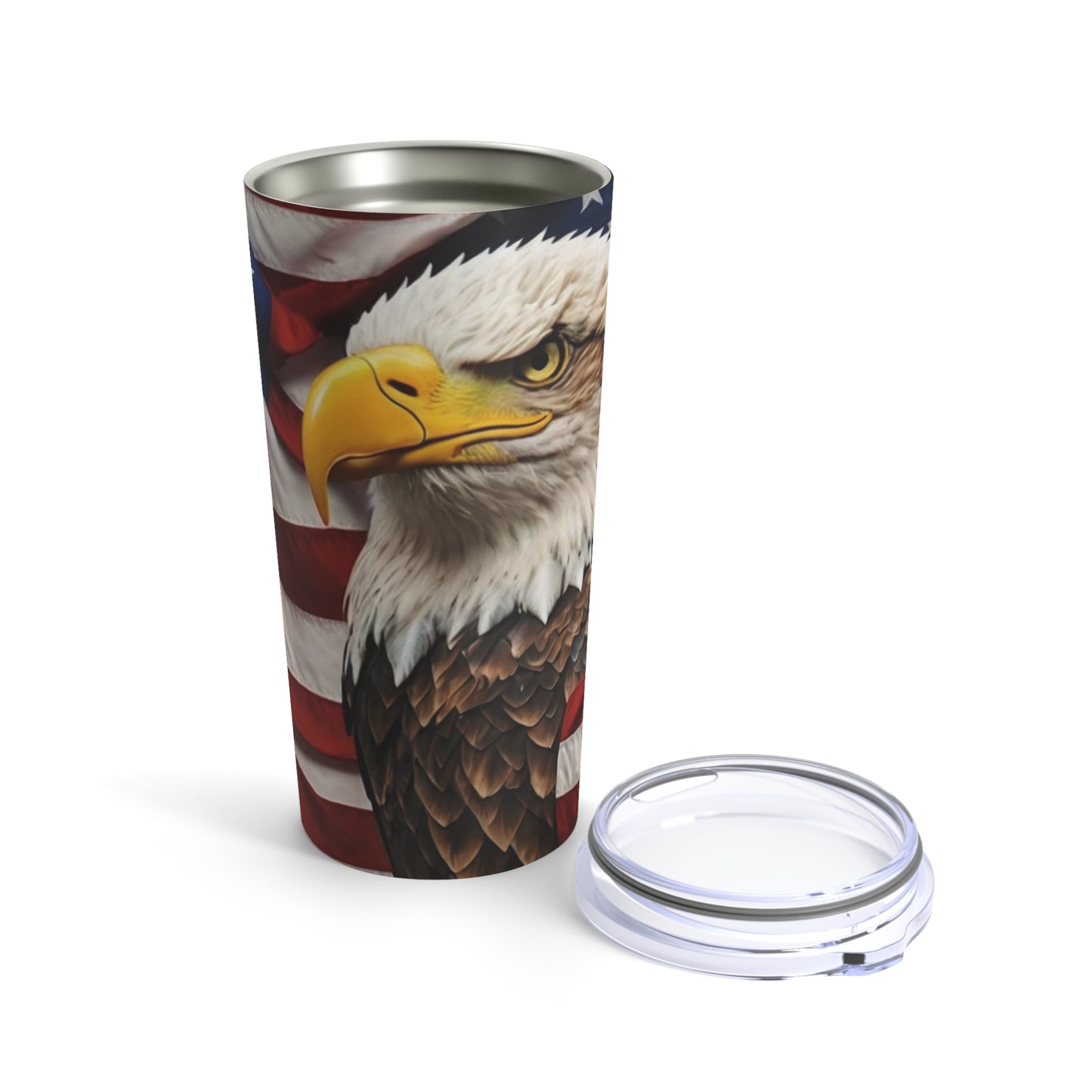 Patriotic Eagle Tumbler Patriotic Gift 3D Image