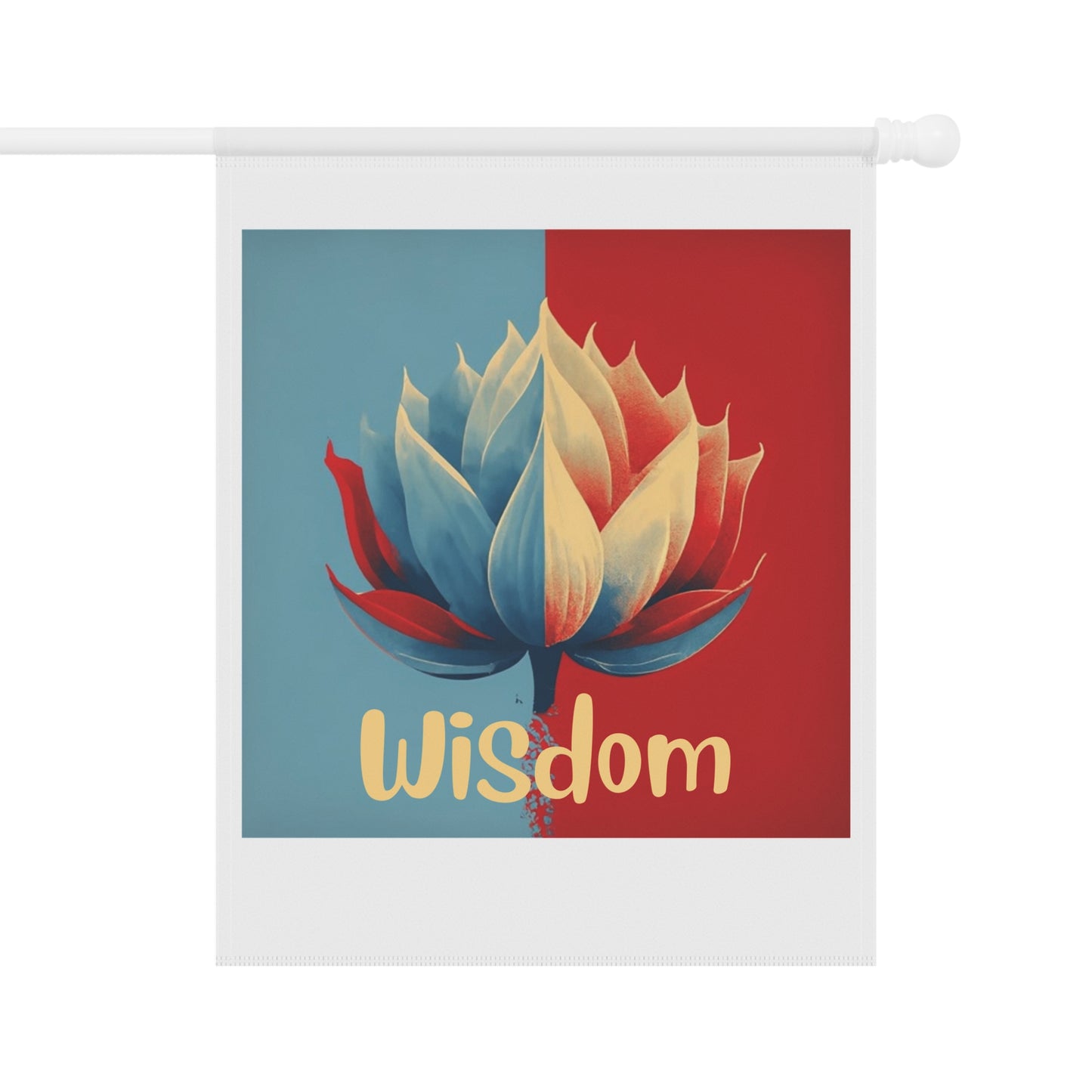 Lotus Flower Lotus Wisdom Garden Flag Namaste Inspirational