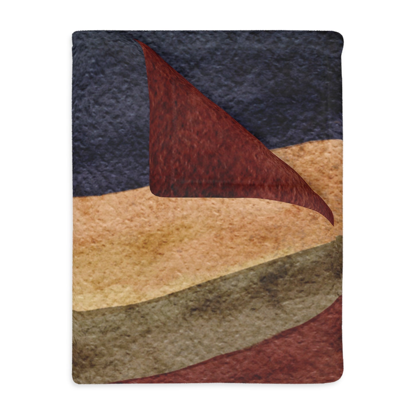 Abstract Earth Tone Throw Blanket | Modern Boho Home Decor