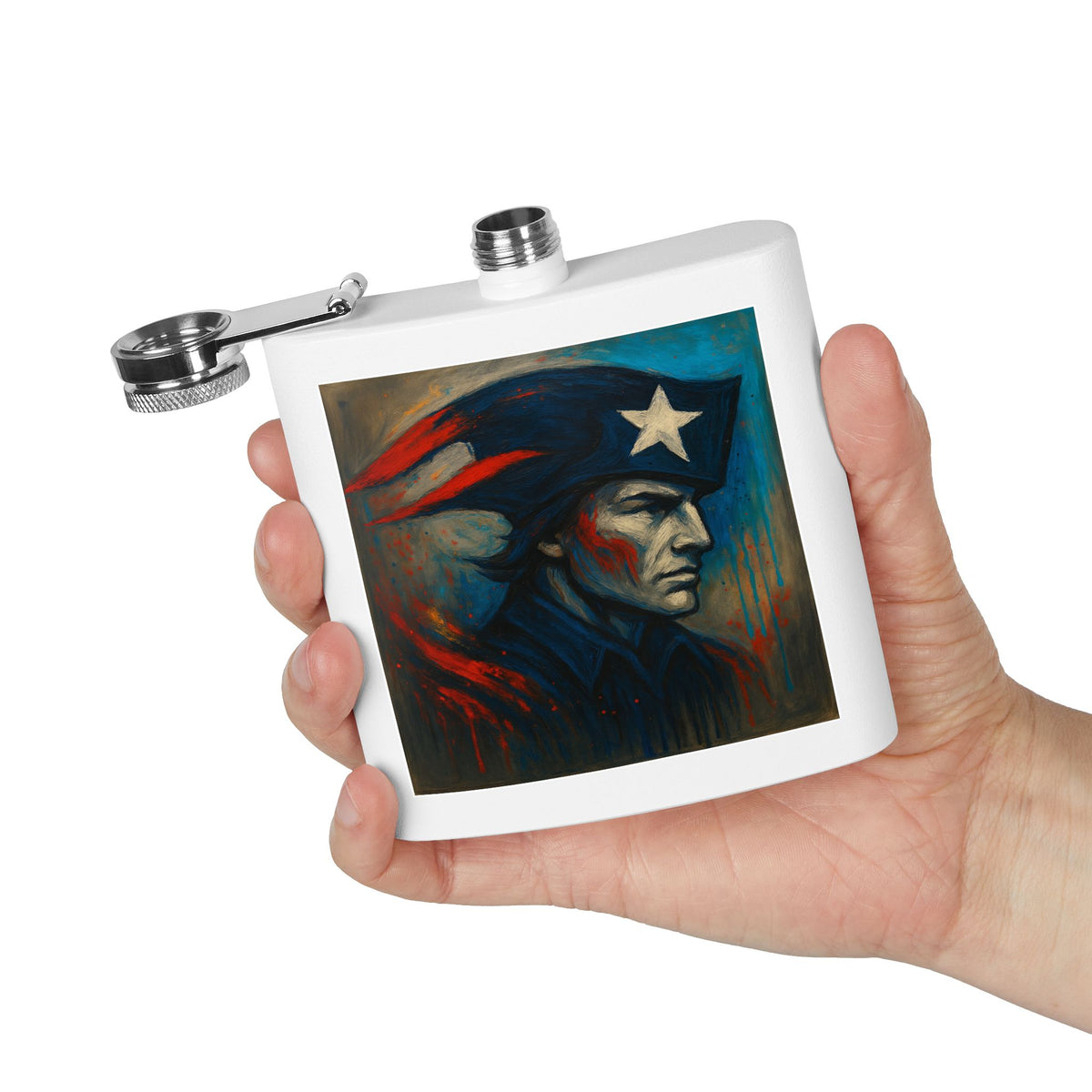 New England Football Patriot-Inspired Flask – Football Fan Gift