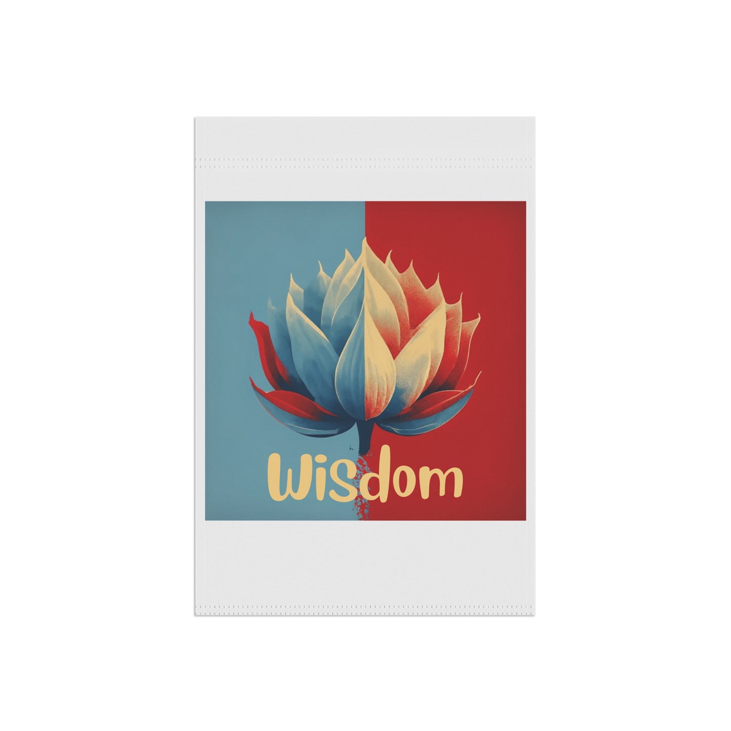 Lotus Flower Lotus Wisdom Garden Flag Namaste Inspirational