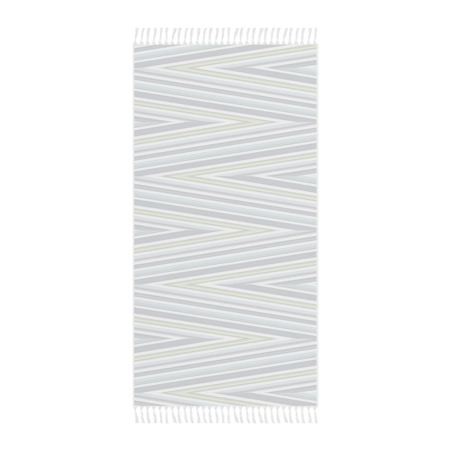 Boho Chevron Stripe Beach Towel | Fringe Turkish Towel