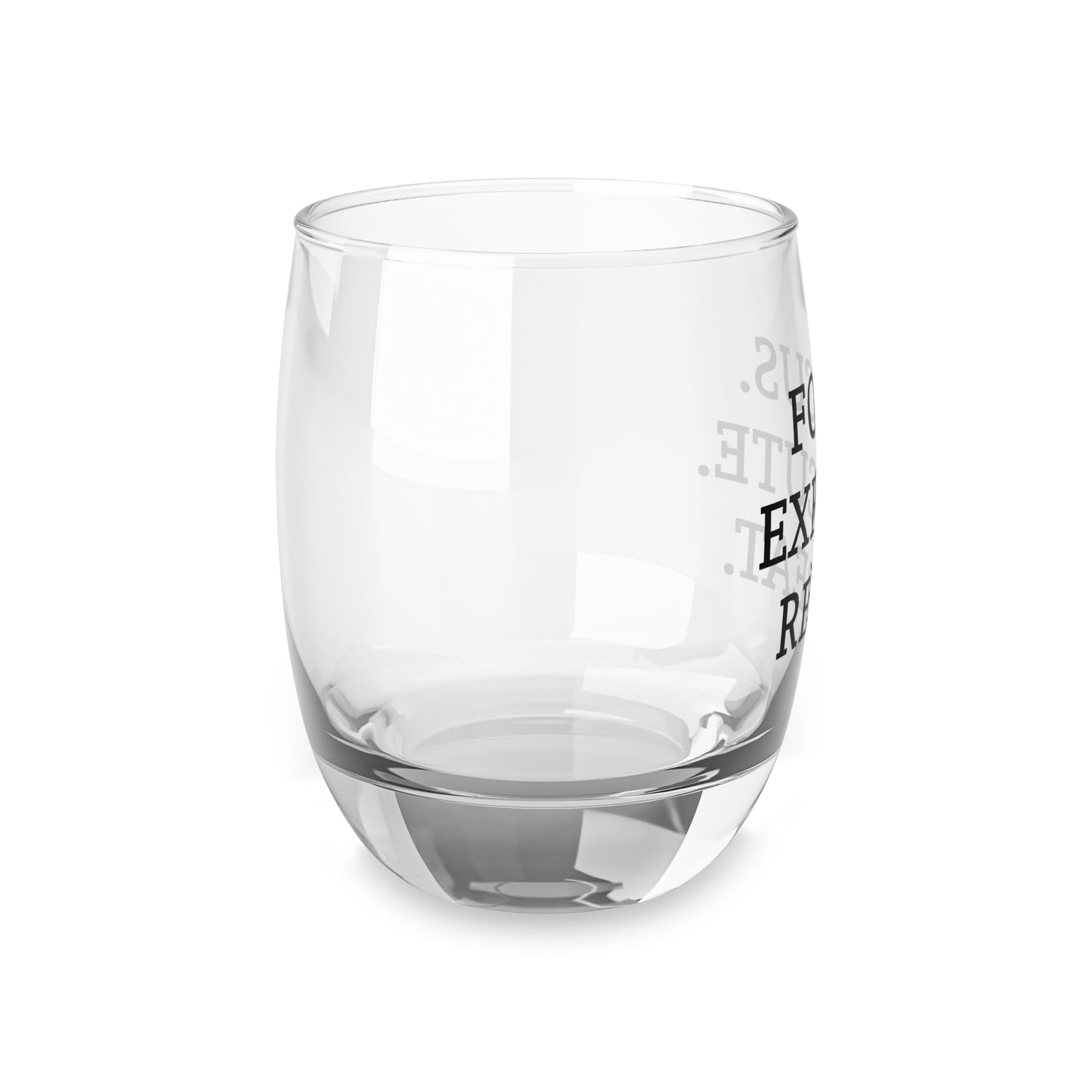 FOCUS EXECUTE REPEAT Whiskey Glass | Motivational Rocks Glass