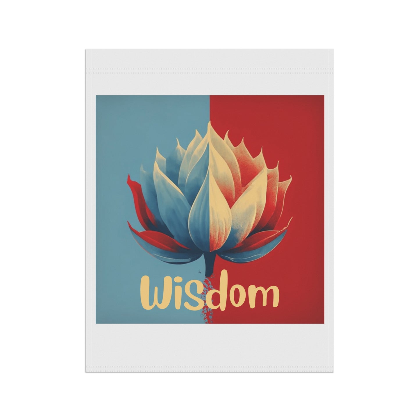 Lotus Flower Lotus Wisdom Garden Flag Namaste Inspirational