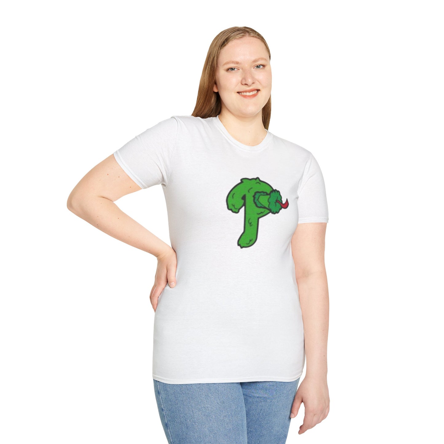 Philly Phanatic Cartoon Image T-Shirt - Fun Baseball Fan Tee, Sports Lover Graphic Top, Gift Shirt for Philadelphia Fans, Soft Cotton Tee,