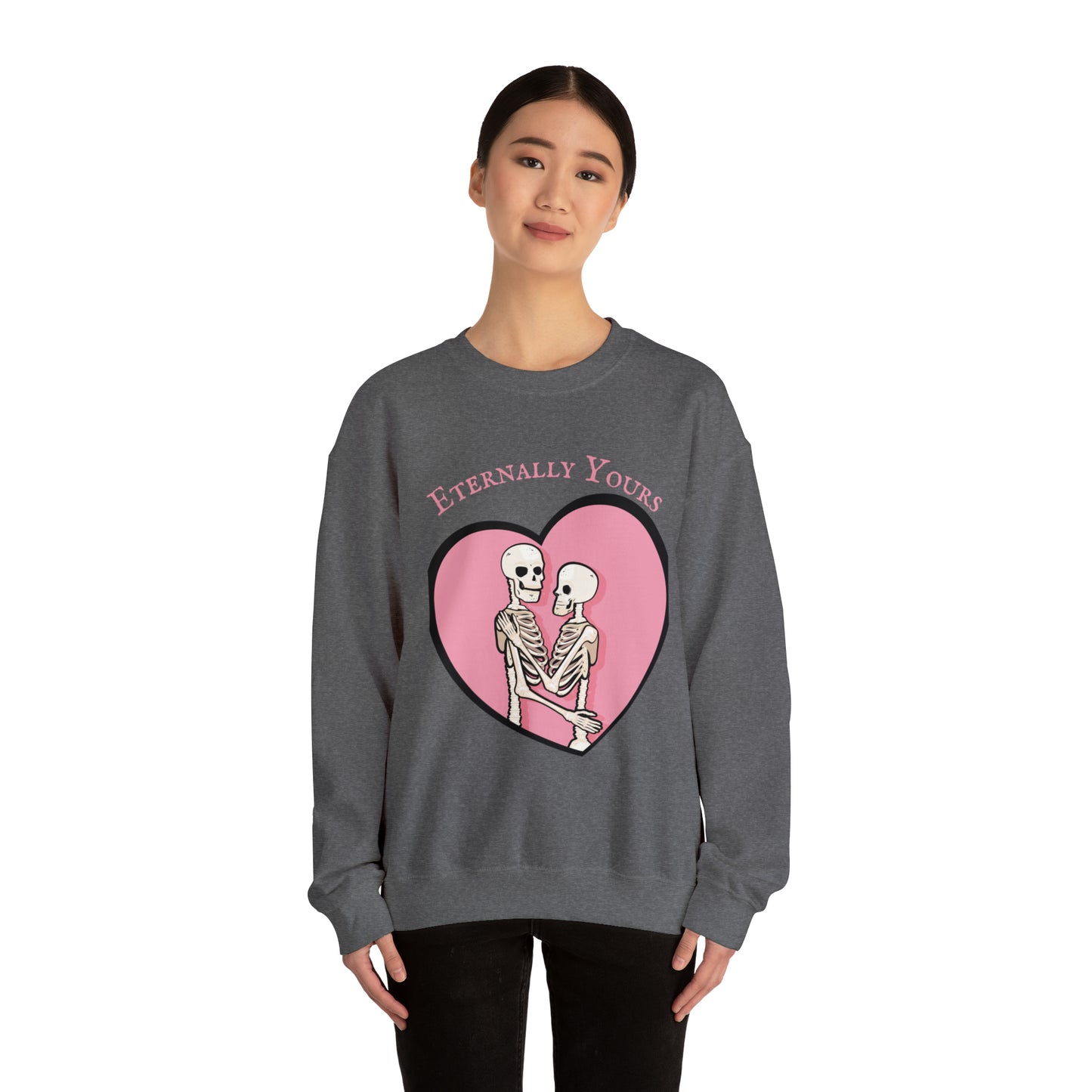 Skeleton Love Wedding Anniversary Halloween Sweatshirt