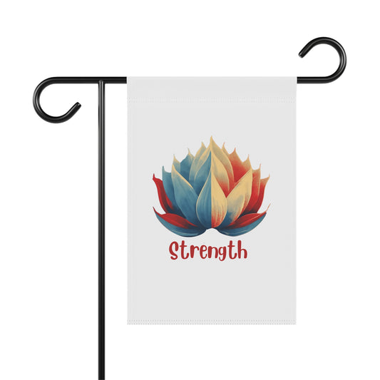 Garden Flag Lotus Flower Lotus Strength Garden Flag Namaste Inspirational