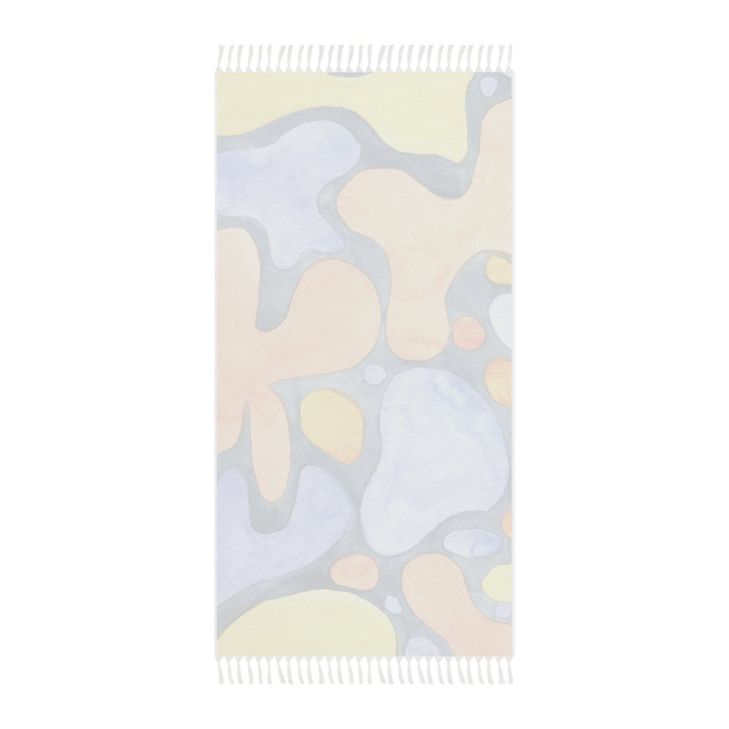 Boho Wave Beach Towel | Striped Fringe Beach Towel | Coastal Summer Essential