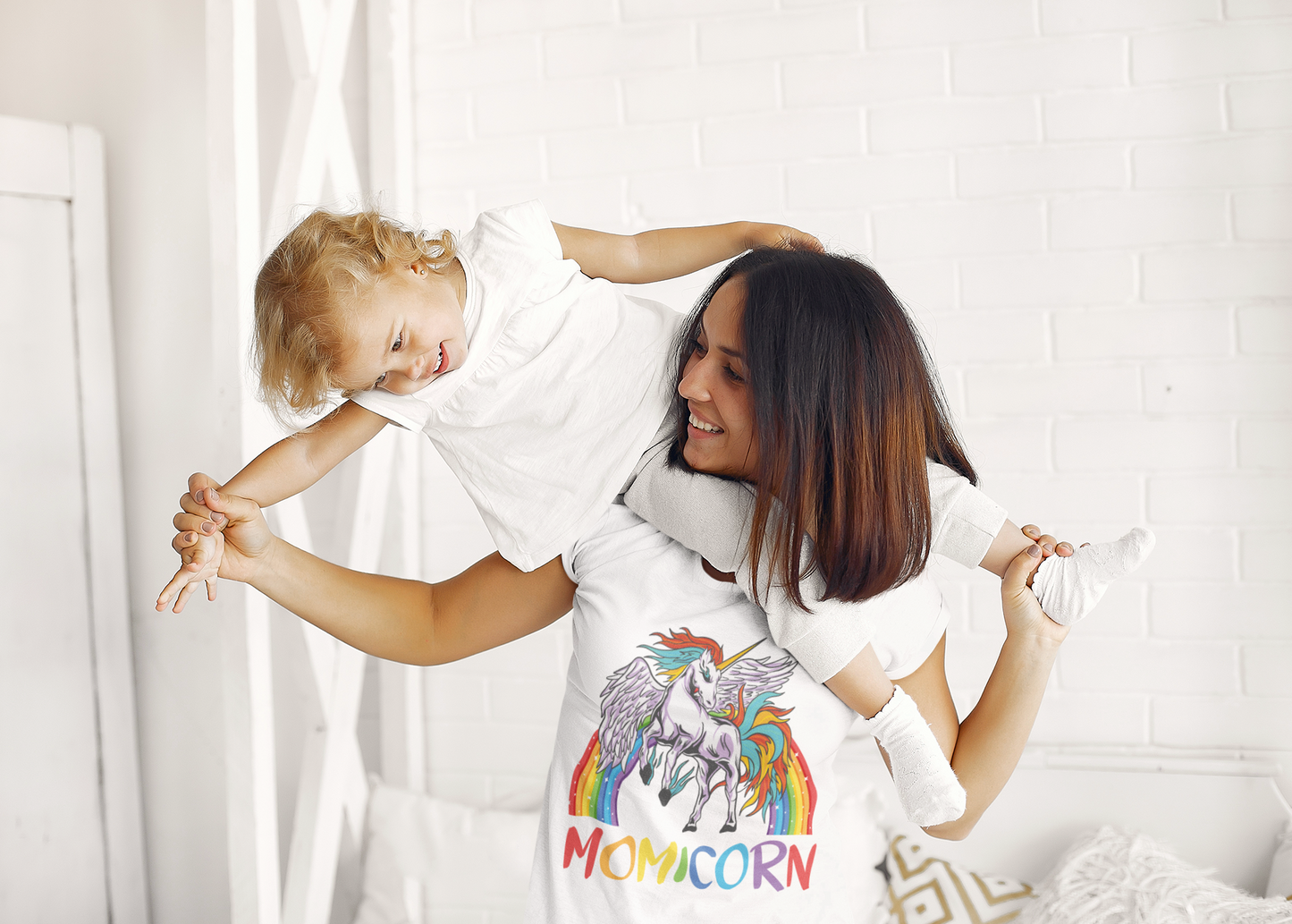 Momicorn Rainbow Unicorn T-shirt