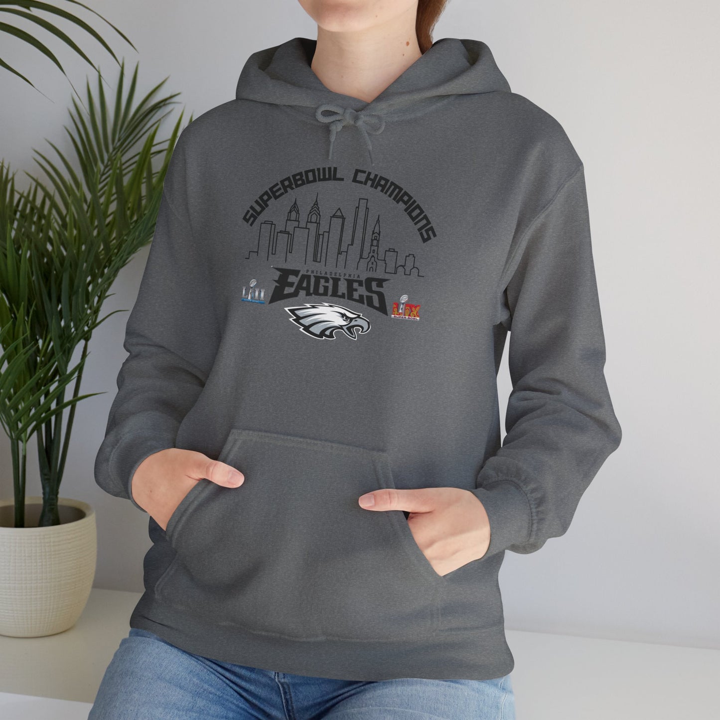 Philadelphia Football Super Bowl Champions Hoodie, Philly Skyline Football Sweatshirt, Philadelphia Fan Gear