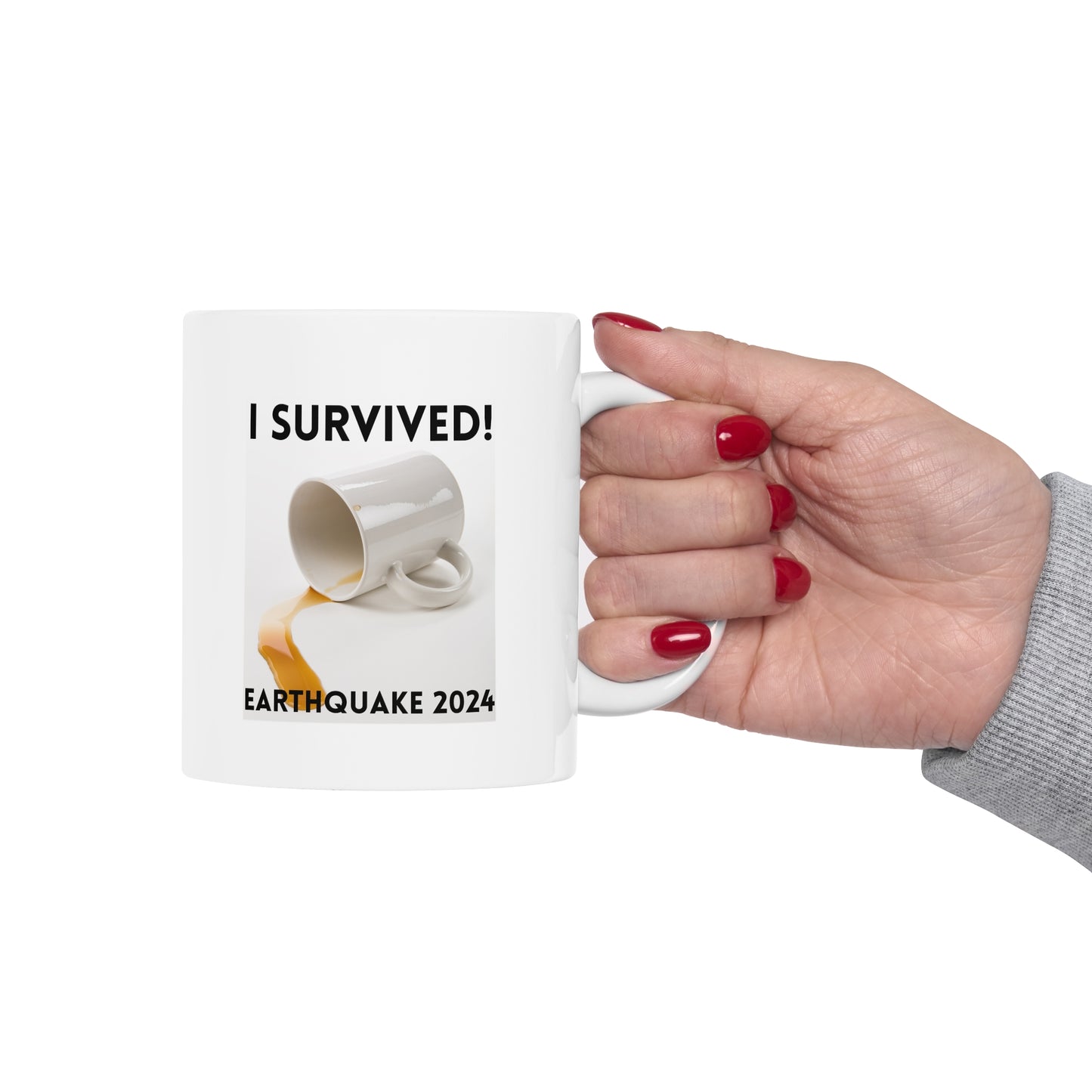 I Survived! Earthquake 2024 Mug