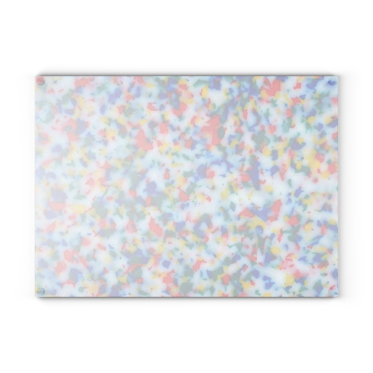 Colorful Terrazzo Glass Cutting Board | Modern Kitchen Decor