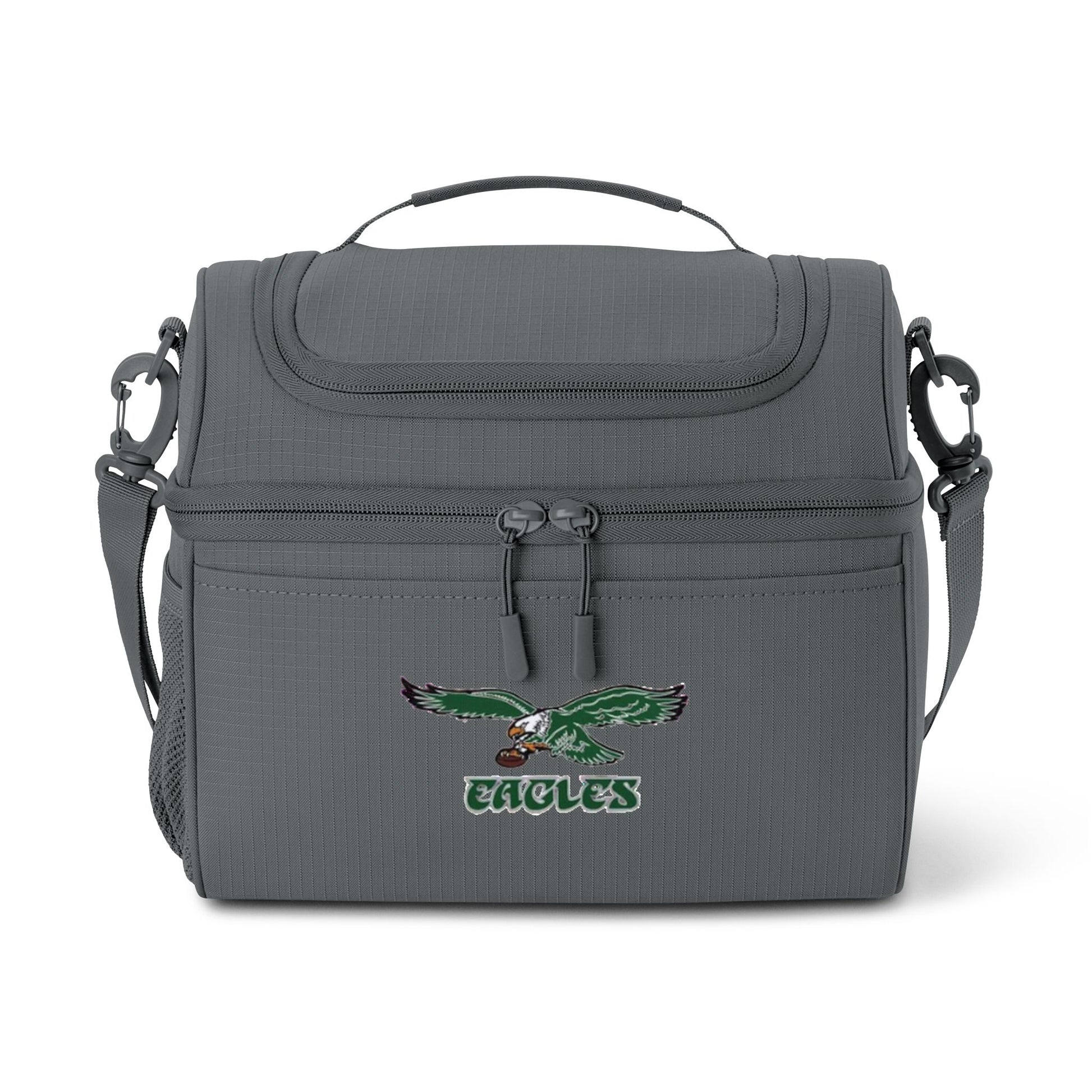 Gray bag with 'Lovion' logo on a white background