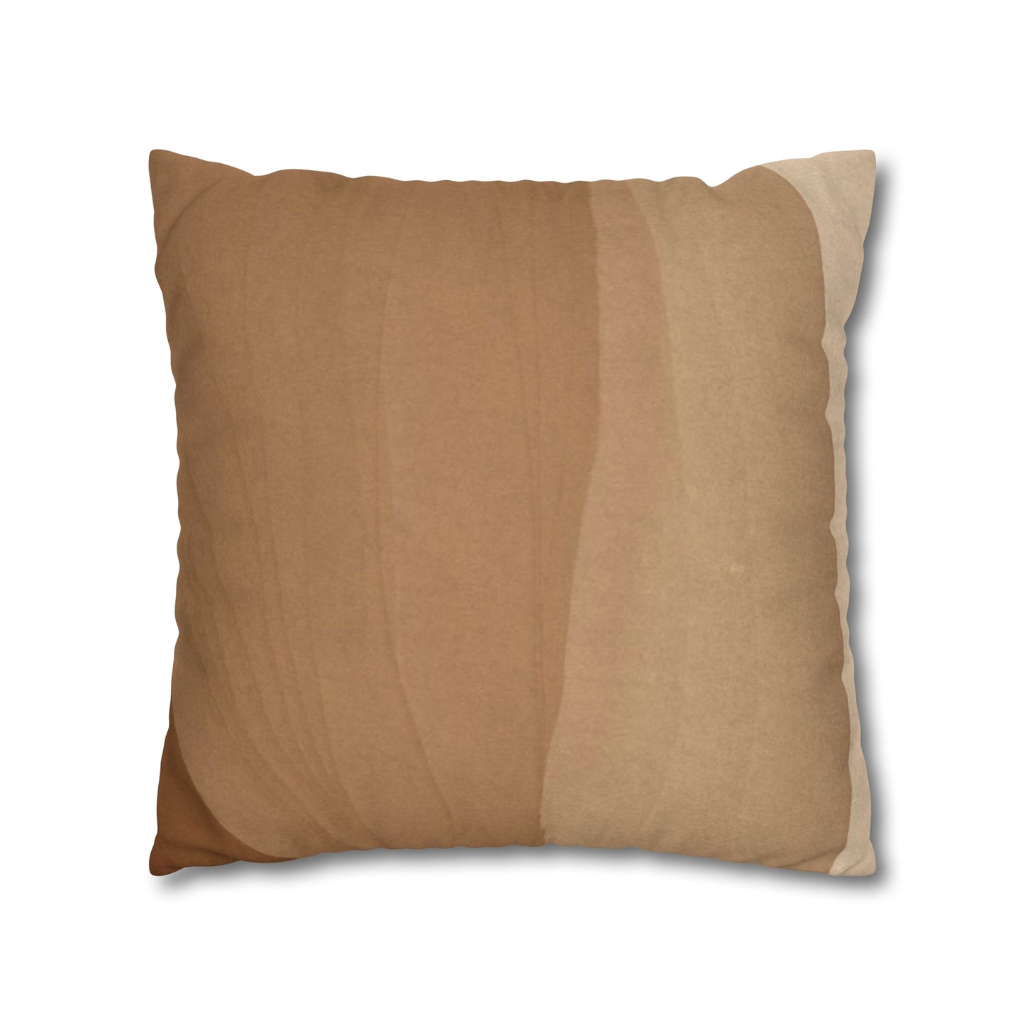 Faux Suede Square Pillowcase