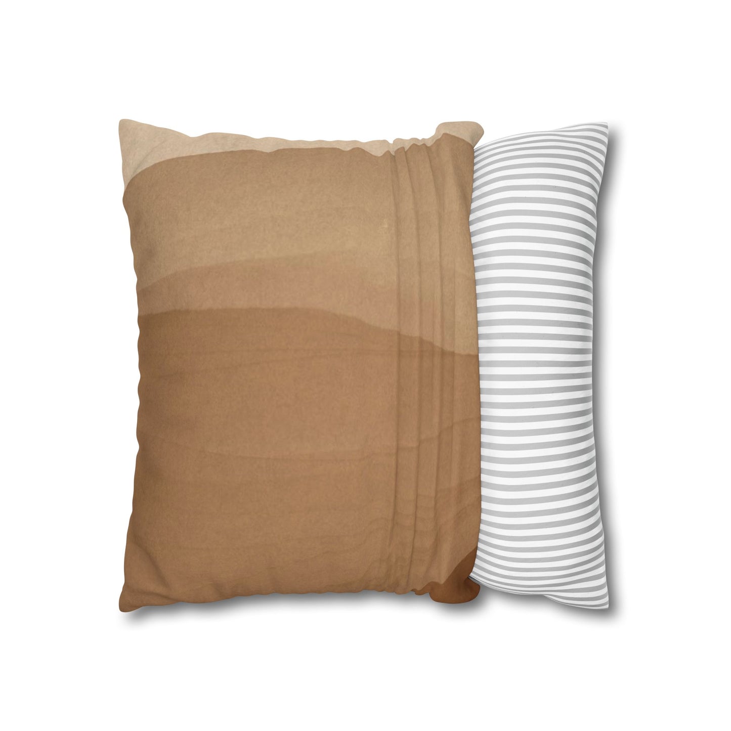 Faux Suede Square Pillowcase