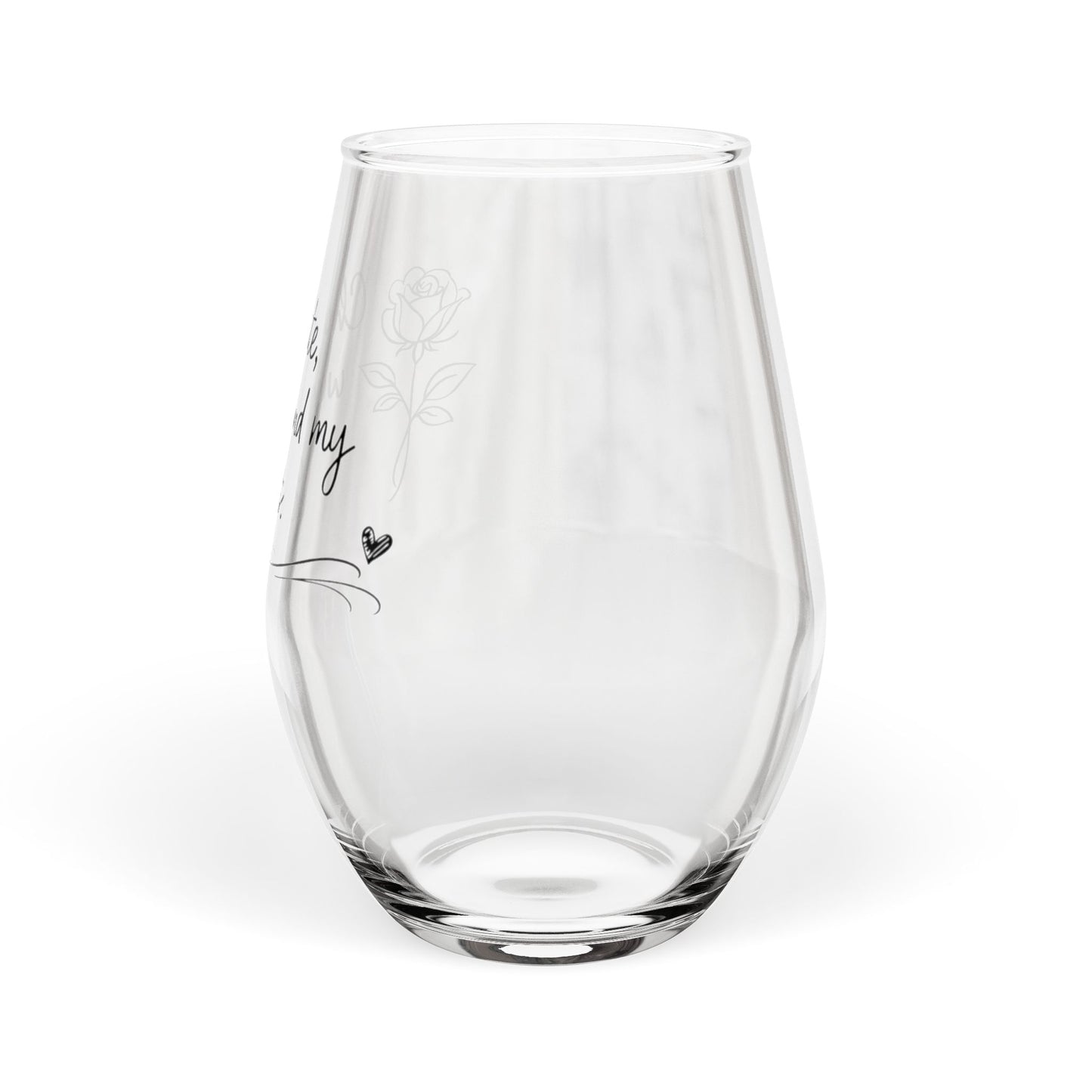 Chocolate, Wine & My Girls Glass – Girls Night Gift