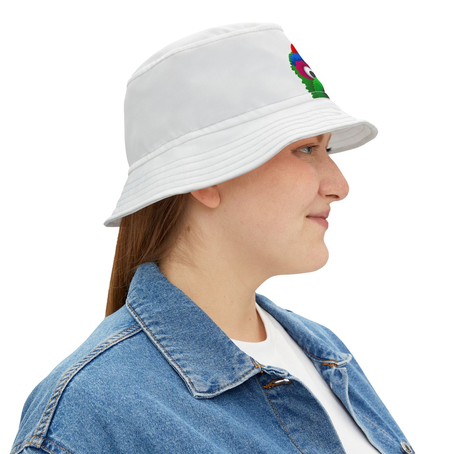 Colorful Fuzzy Monster Face Bucket Hat | Cartoon Bucket Hat