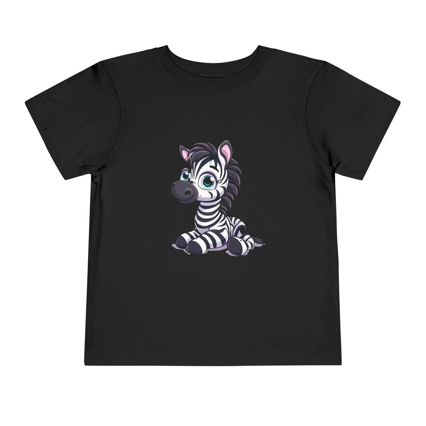 Zebra Toddler & Kids T-Shirt – Cute Safari Animal Graphic Tee for Kids, Jungle Zoo Shirt