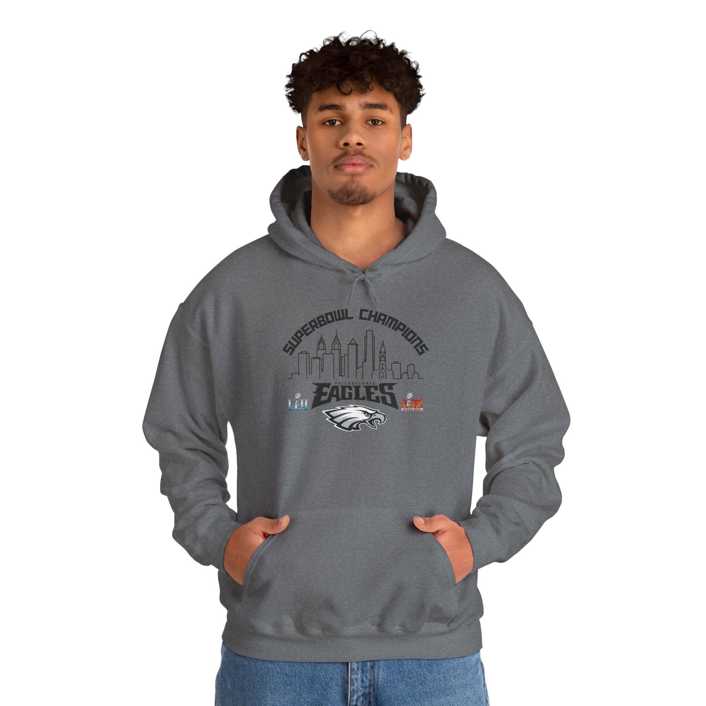 Philadelphia Football Super Bowl Champions Hoodie, Philly Skyline Football Sweatshirt, Philadelphia Fan Gear