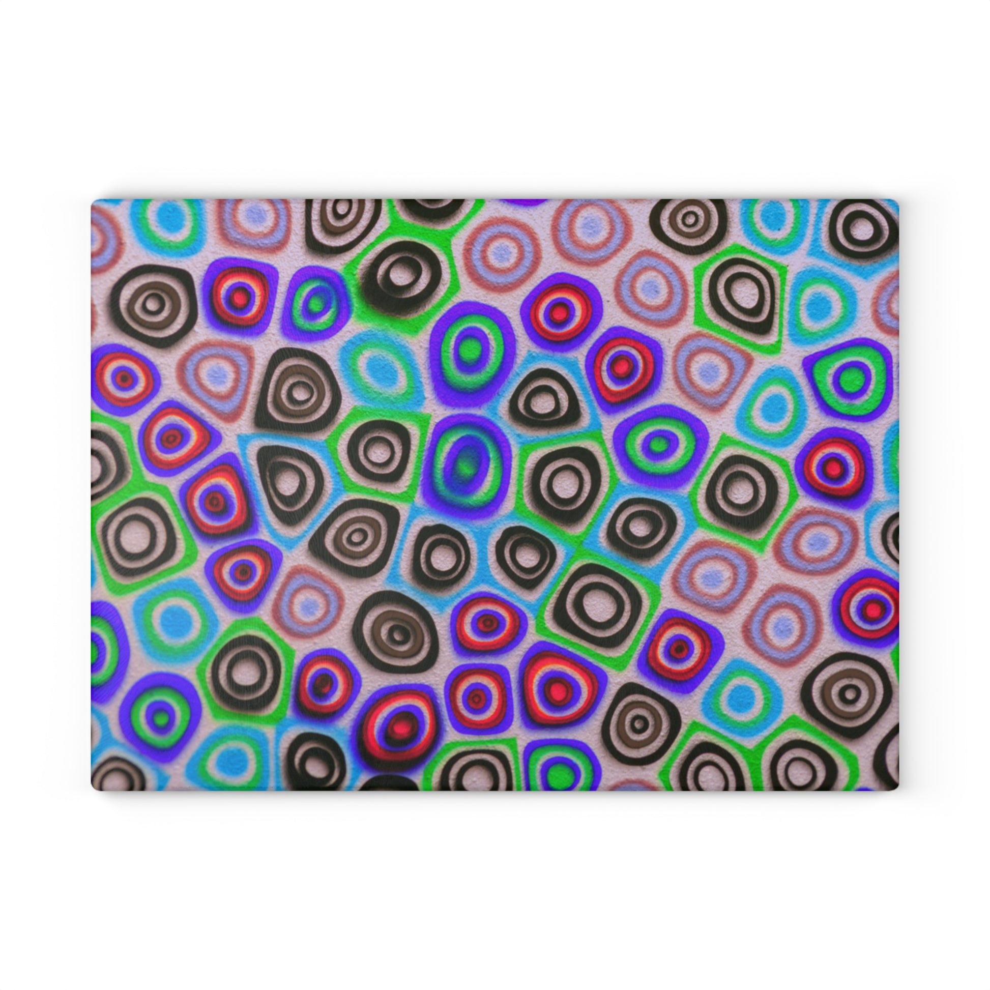 Colorful patterned product on a white background