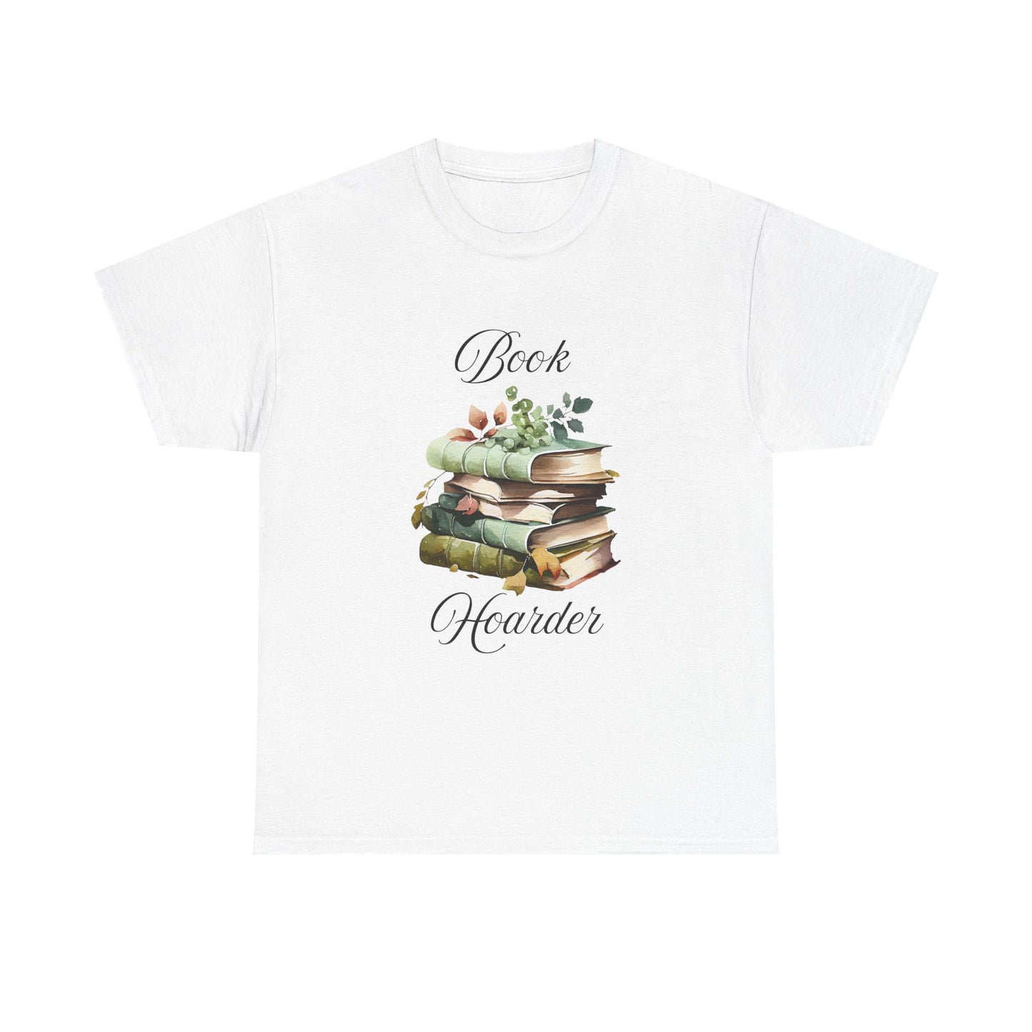 Book Hoarder Unisex Heavy Cotton Tee Perfect for Book Lovers Readers and Library Enthusiasts Great Gift for Holidays and Birthdays