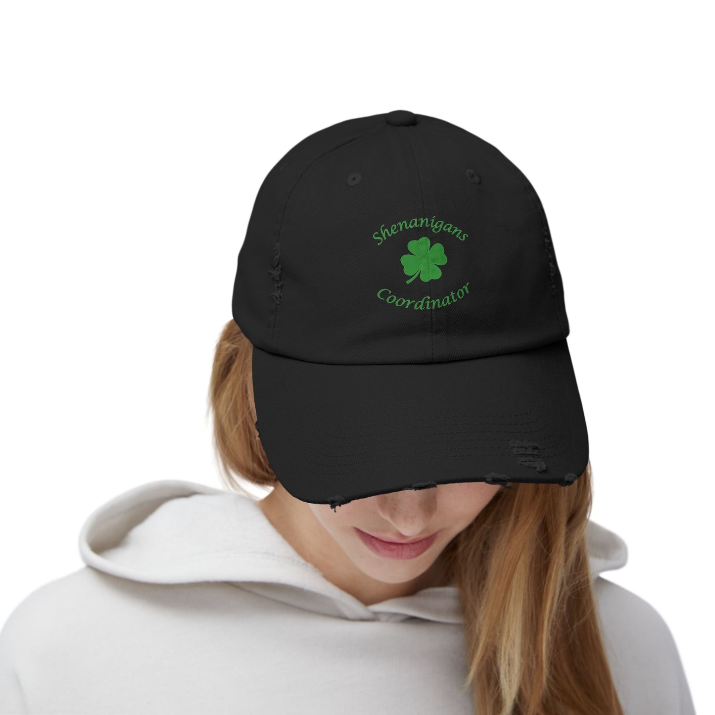 Shenanigans Coordinator St Patrick’s Day Hat | Shamrock Embroidered Irish Party Cap