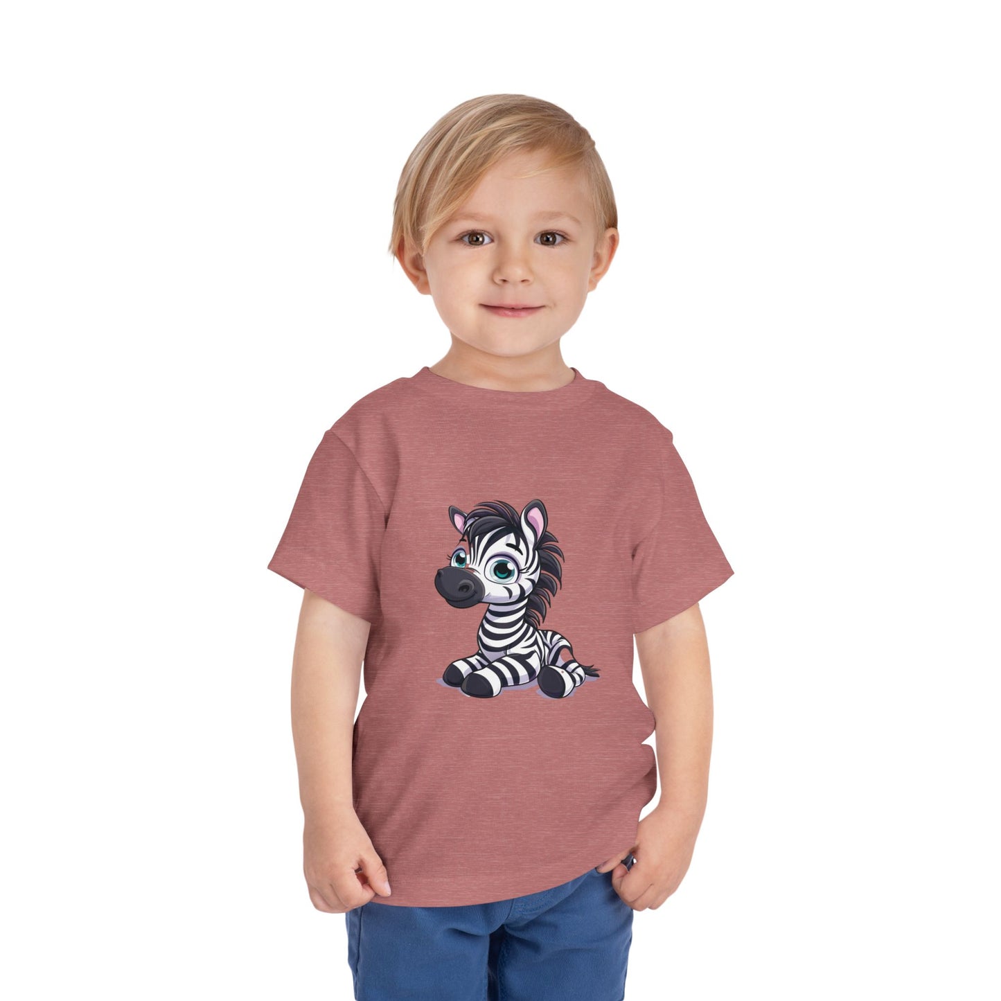 Zebra Toddler & Kids T-Shirt – Cute Safari Animal Graphic Tee for Kids, Jungle Zoo Shirt