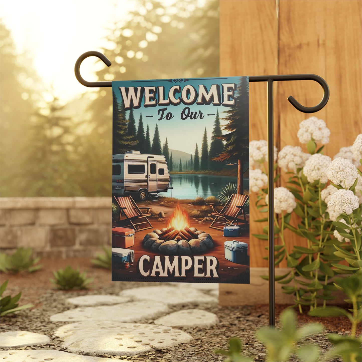 Camping RV Flag