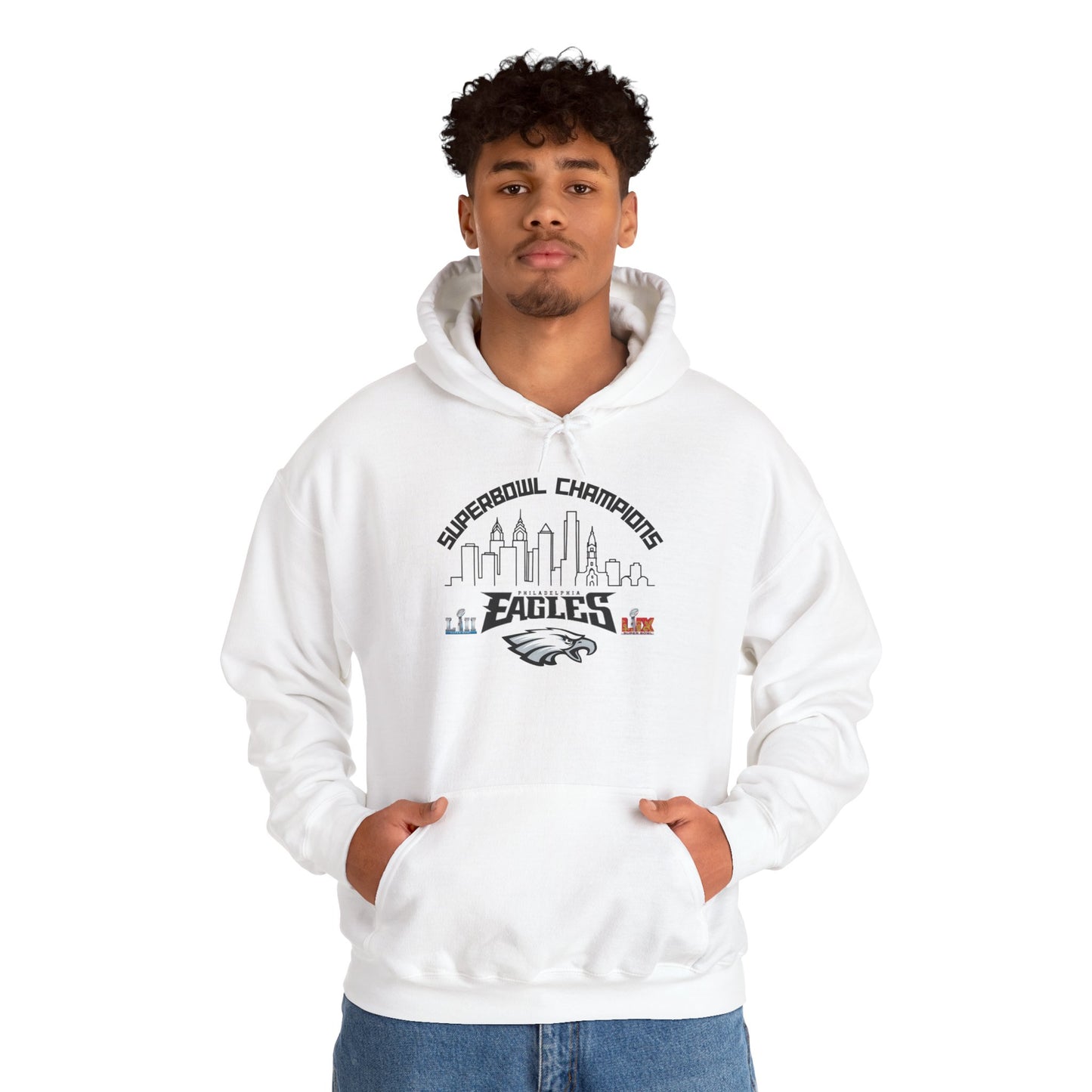 Philadelphia Football Super Bowl Champions Hoodie, Philly Skyline Football Sweatshirt, Philadelphia Fan Gear