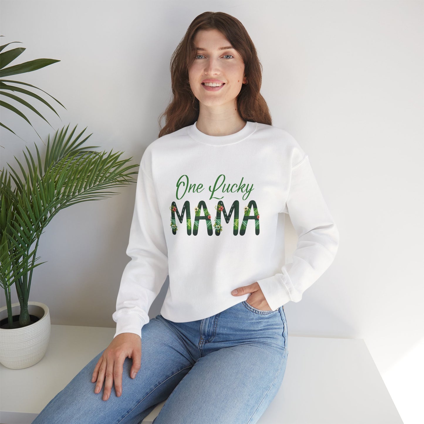Irish Mom Sweatshirt St Patrick's Day Crewneck  Mom Gift