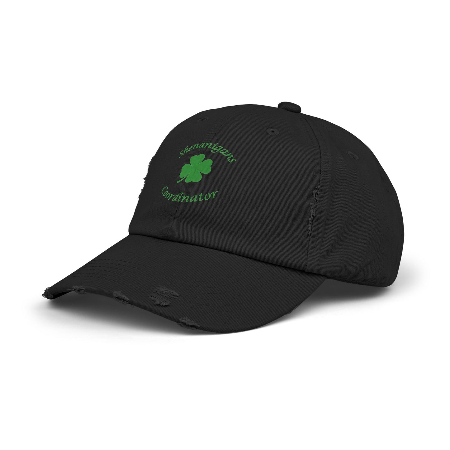 Shenanigans Coordinator St Patrick’s Day Hat | Shamrock Embroidered Irish Party Cap