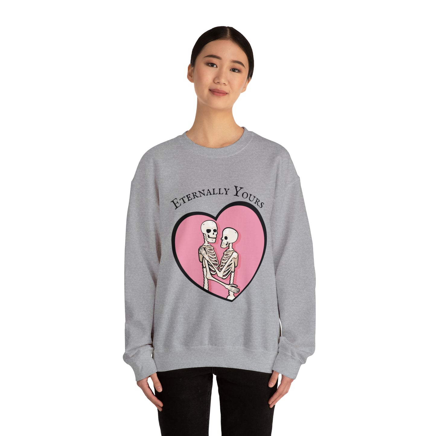 Skeleton Love Wedding Anniversary Halloween Sweatshirt