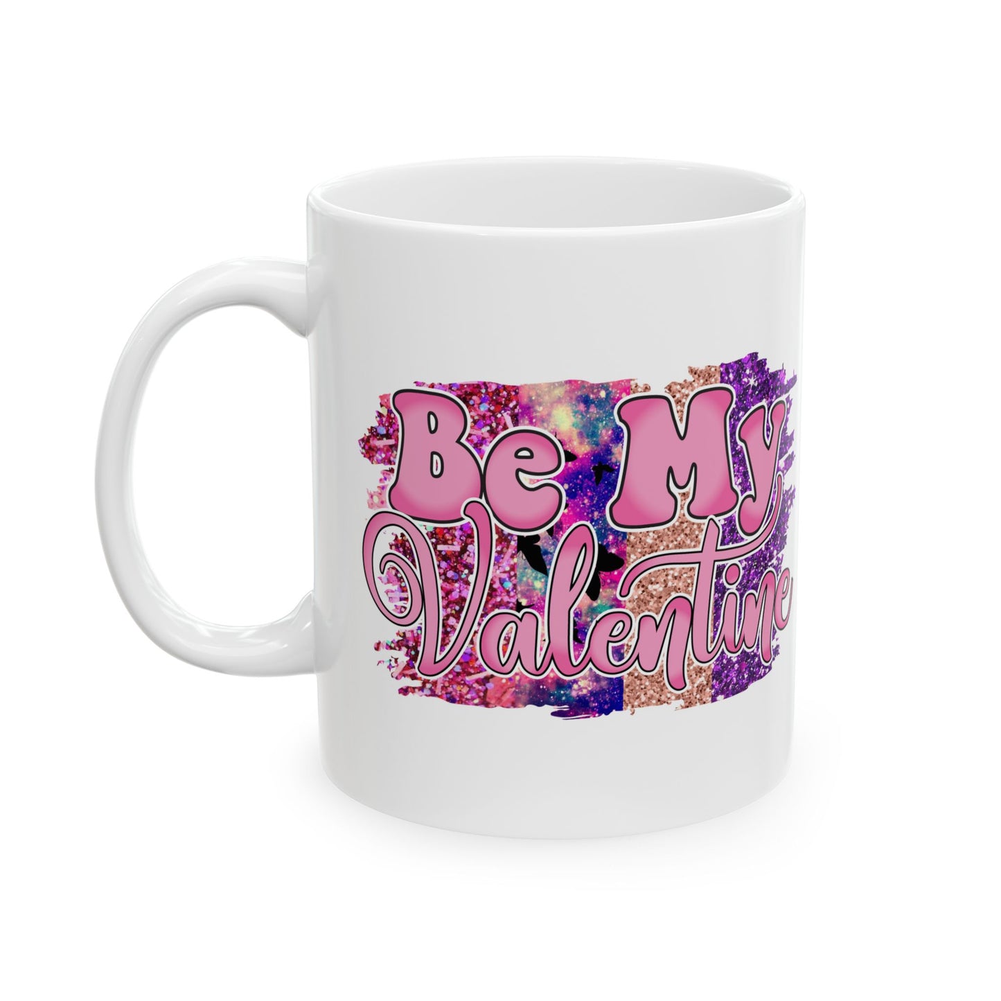 Valentine's Day Ceramic Mug, Be My Valentine Mug,Valentine's Day Gift