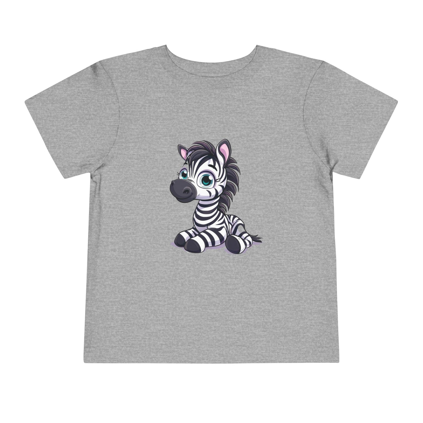 Zebra Toddler & Kids T-Shirt – Cute Safari Animal Graphic Tee for Kids, Jungle Zoo Shirt