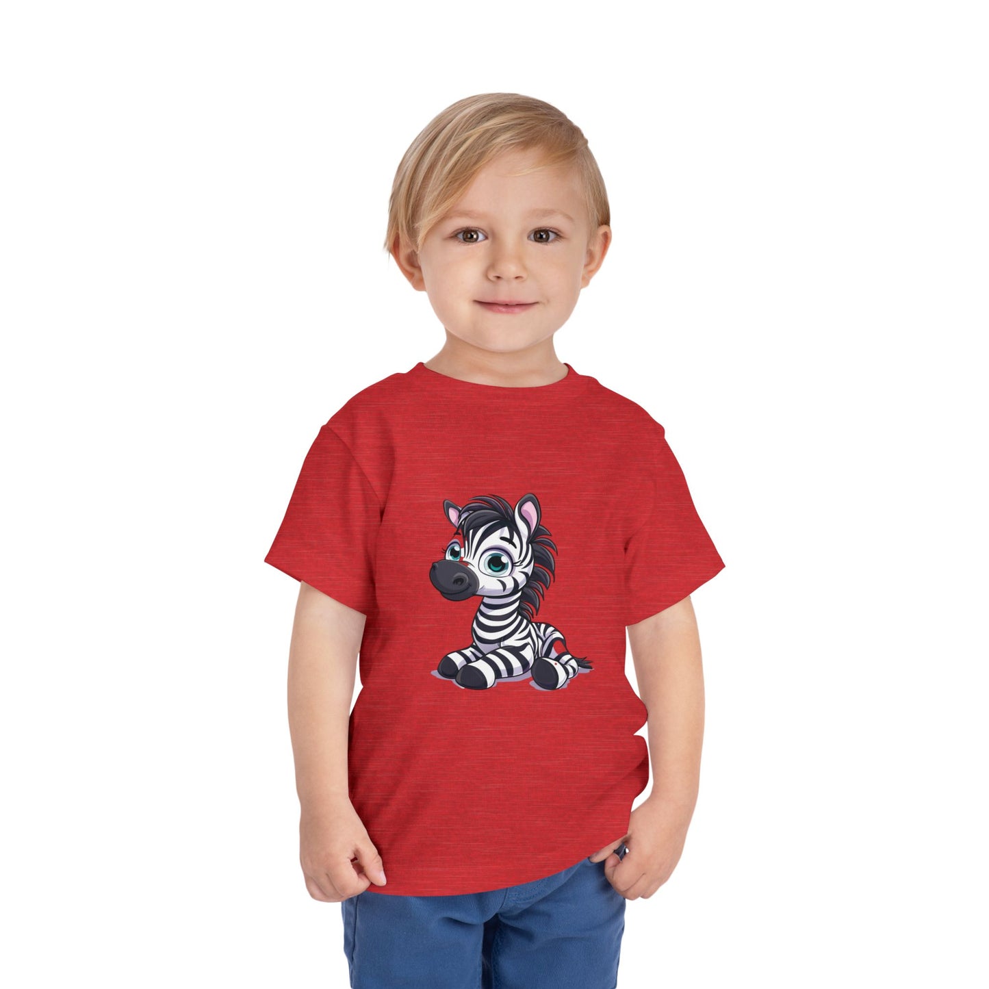 Zebra Toddler & Kids T-Shirt – Cute Safari Animal Graphic Tee for Kids, Jungle Zoo Shirt