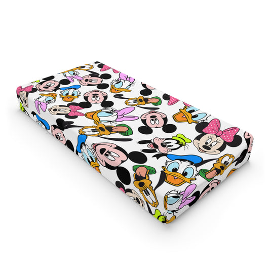 Changing Pad Cover, Cartoon Characters Baby Nursery Decor, Infant Room Accessories, Baby Shower Gift