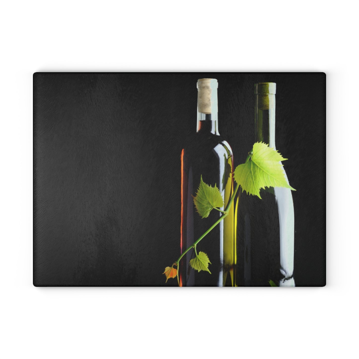 Wine Bottle Glass Cutting Board | Elegant Kitchen Decor