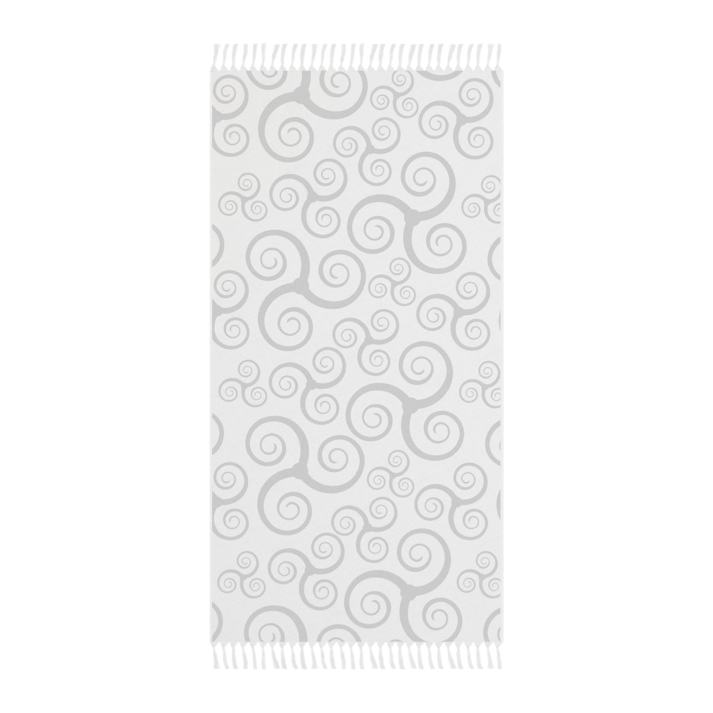 Boho Spiral Beach Towel | Swirl Fringe Beach Cloth | Summer Pool & Travel Towel