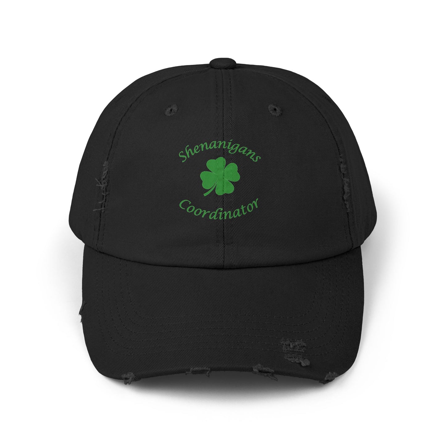 Shenanigans Coordinator St Patrick’s Day Hat | Shamrock Embroidered Irish Party Cap