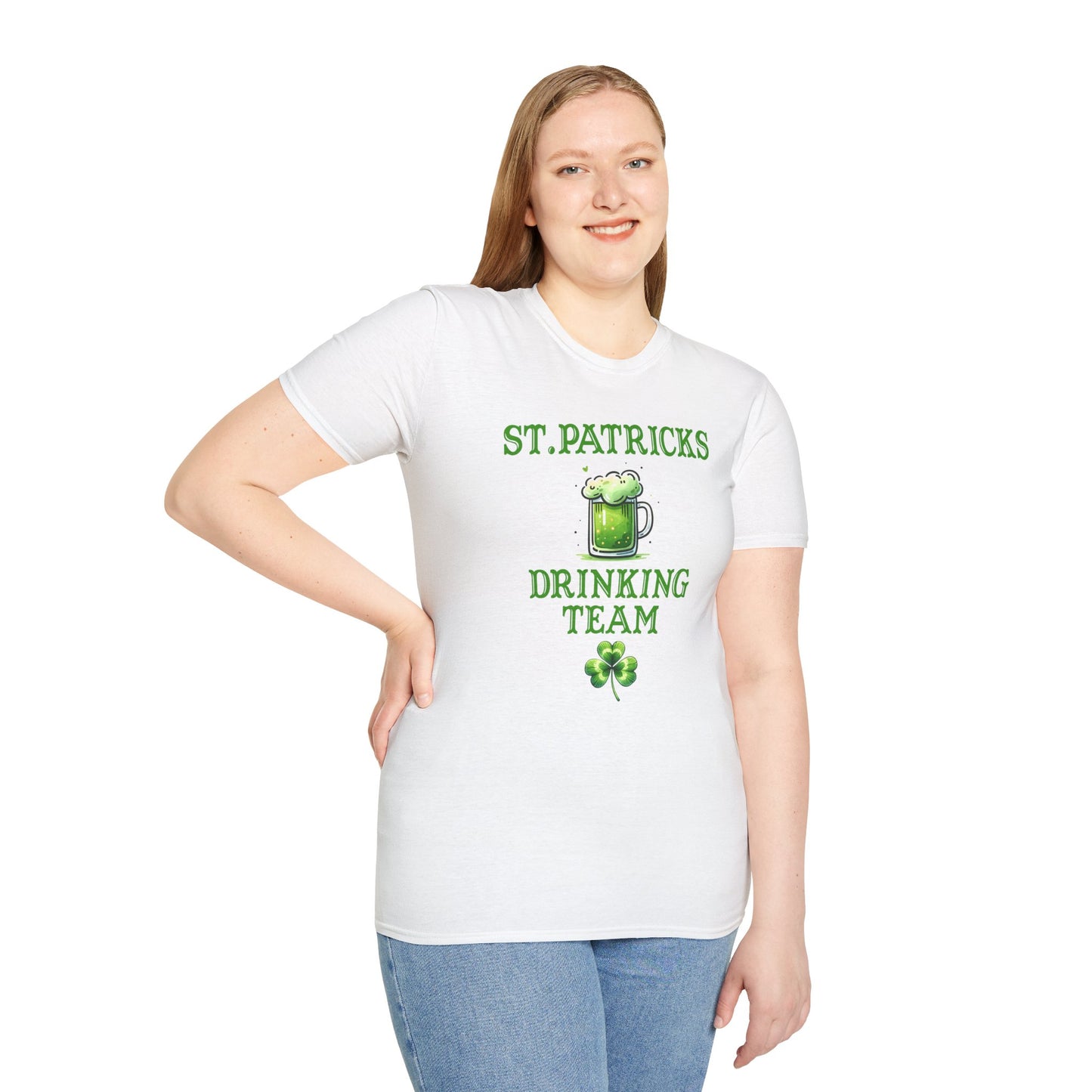 St. Patrick’s Drinking Team T-Shirt – Funny Irish Beer Shirt – St Patrick’s Day Party Tee – Shamrock Beer Graphic Shirt