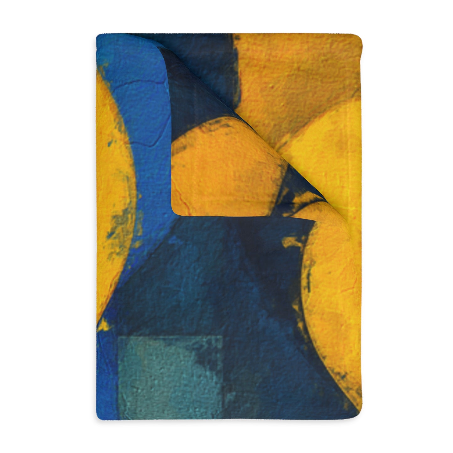 Celestial Moon & Sun Velveteen Throw Blanket | Abstract Geometric Decor