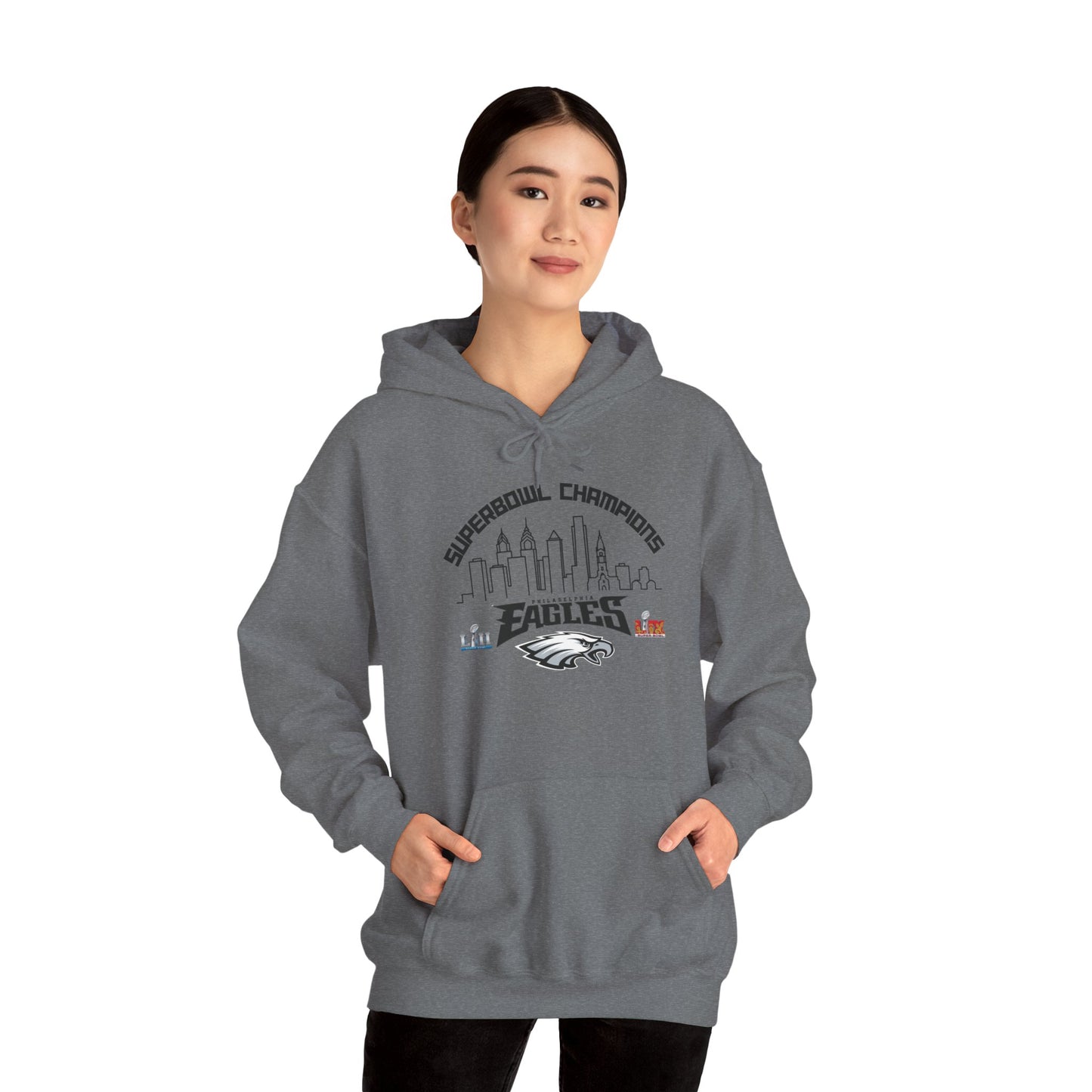 Philadelphia Football Super Bowl Champions Hoodie, Philly Skyline Football Sweatshirt, Philadelphia Fan Gear