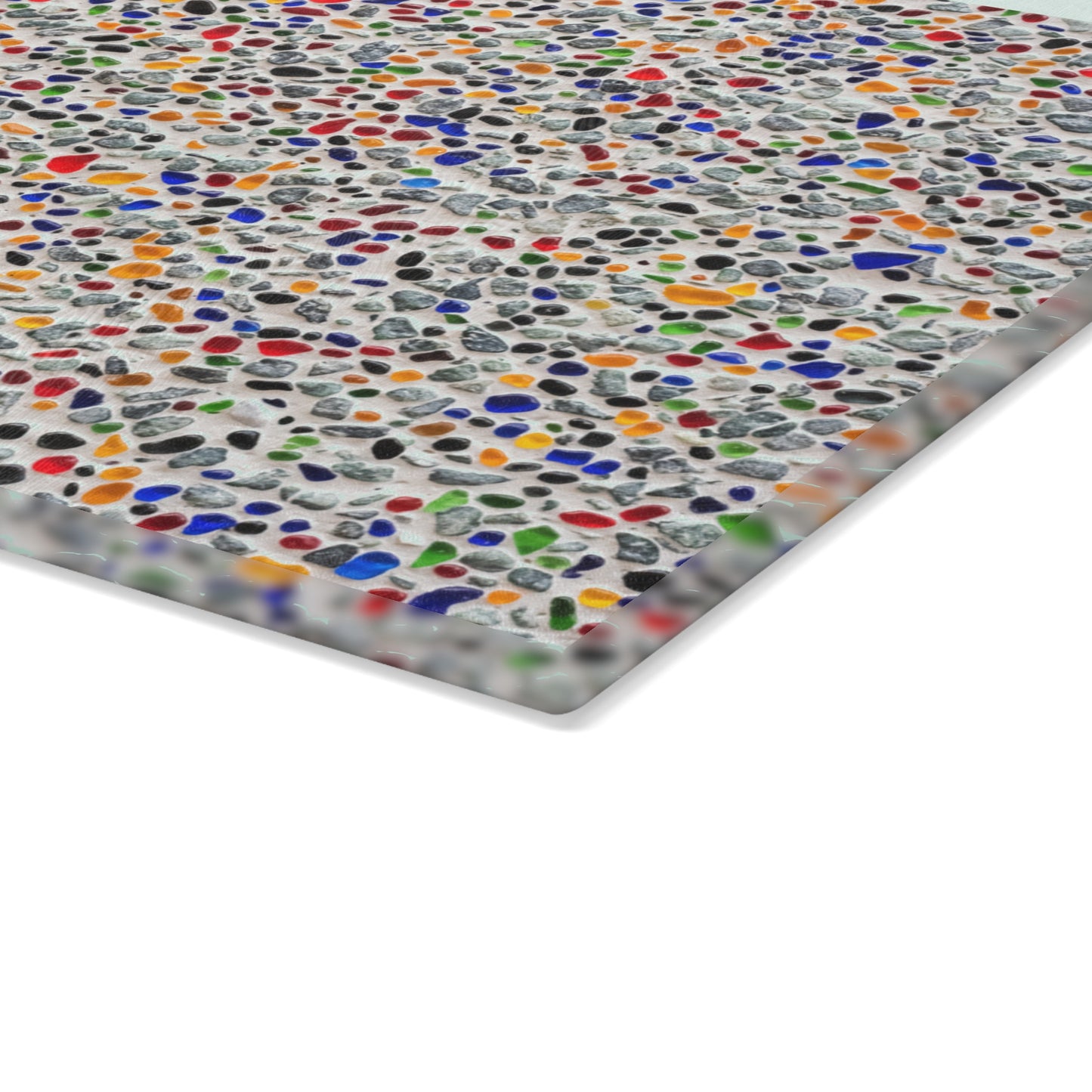 Multicolor Dot Glass Cutting Board | Playful Kitchen Decor