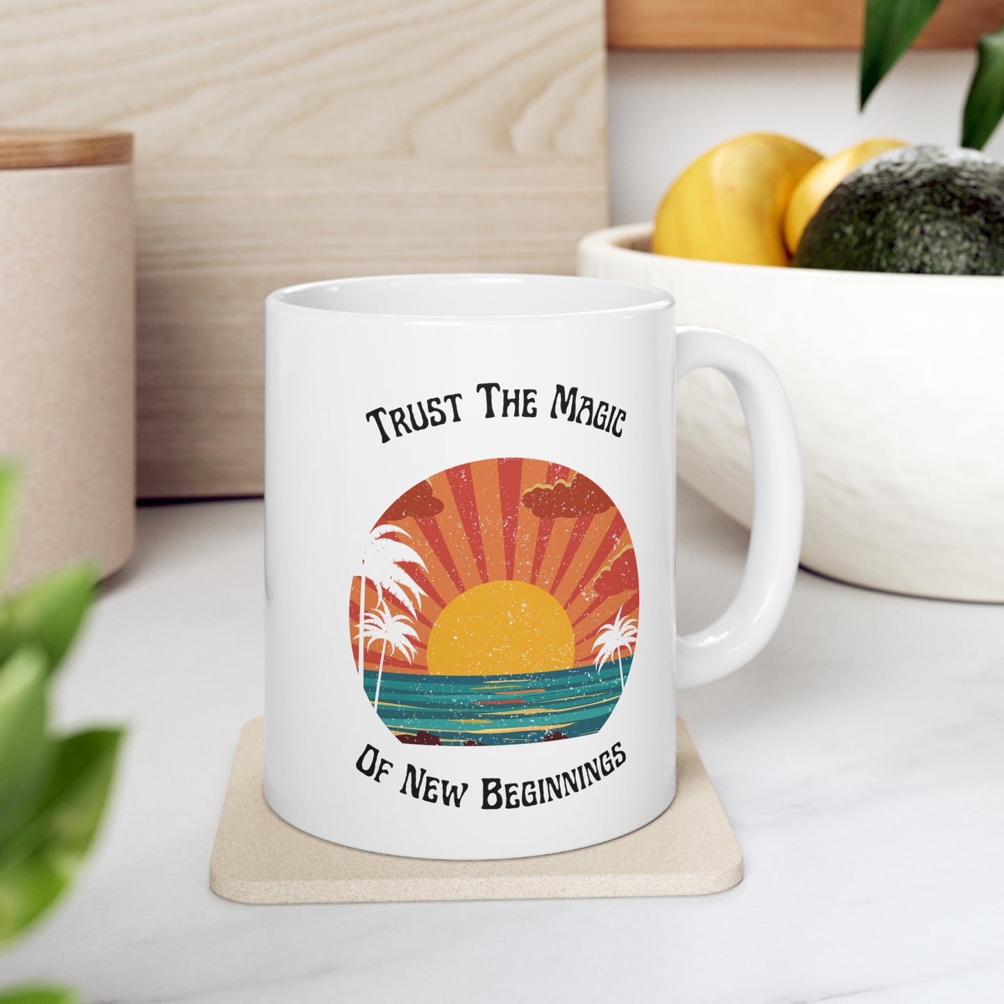 Trust The Magic Of New Beginnings Mug